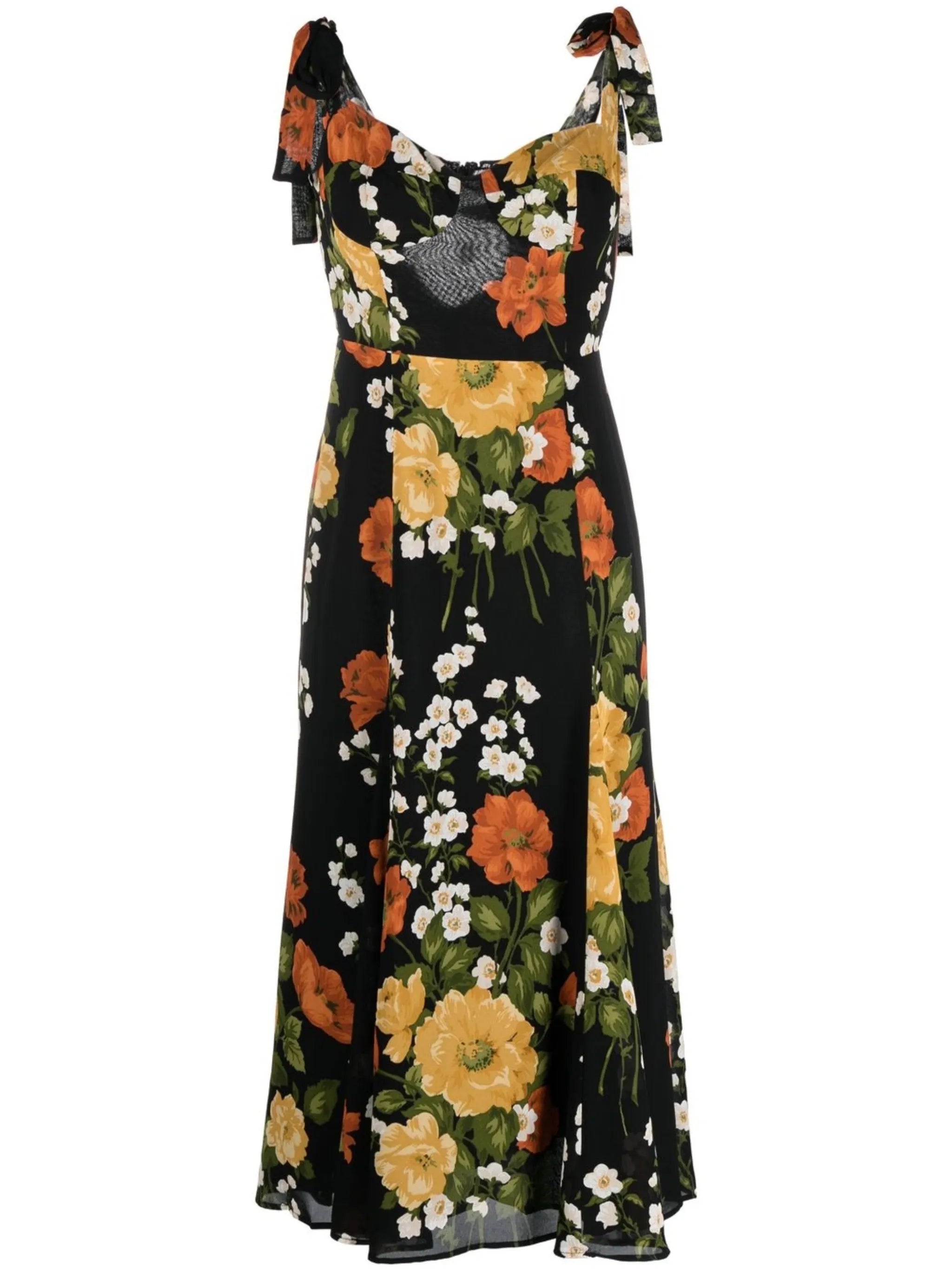 Nadira floral-print midi dress