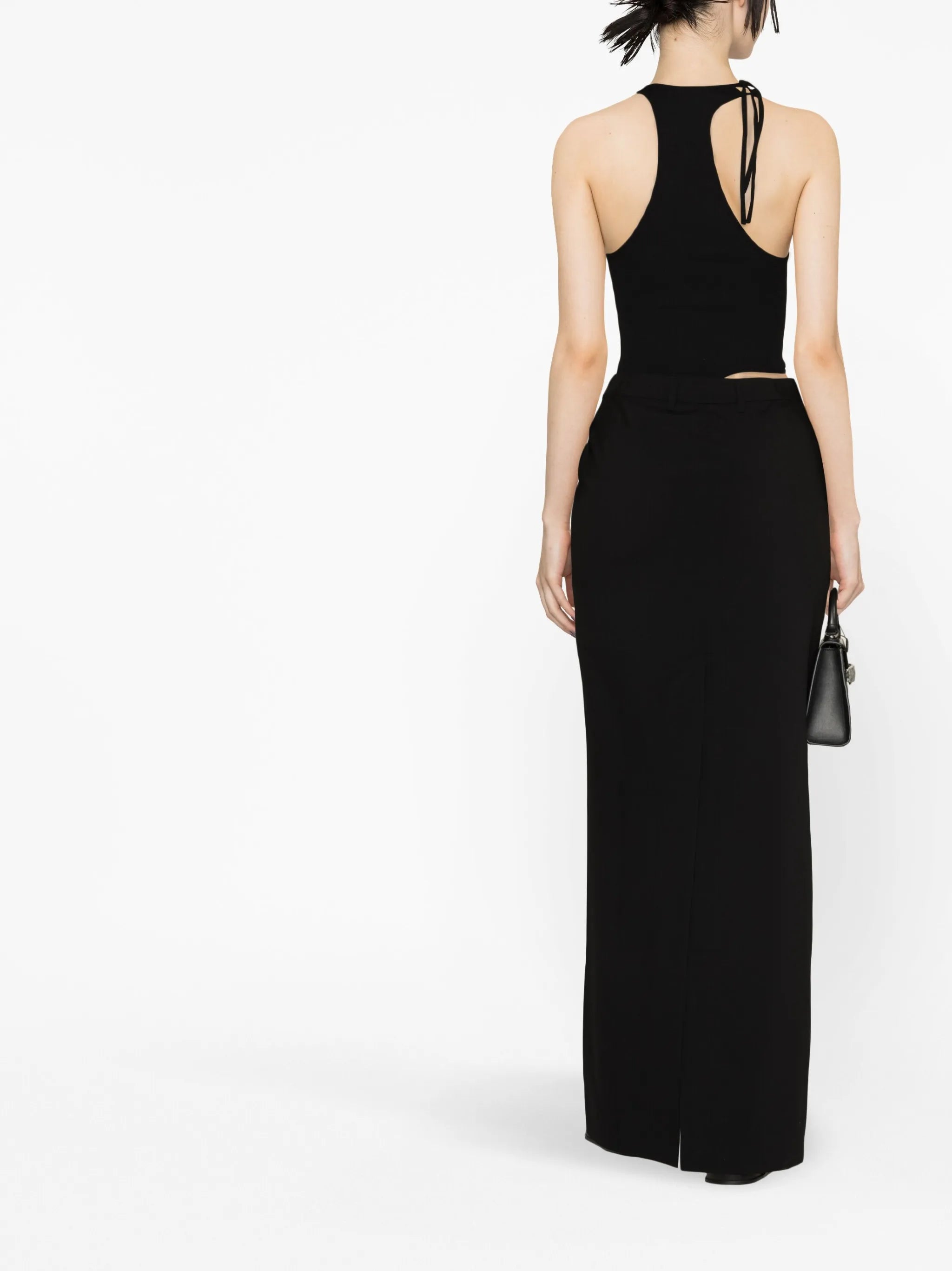 Tailored Column maxi skirt