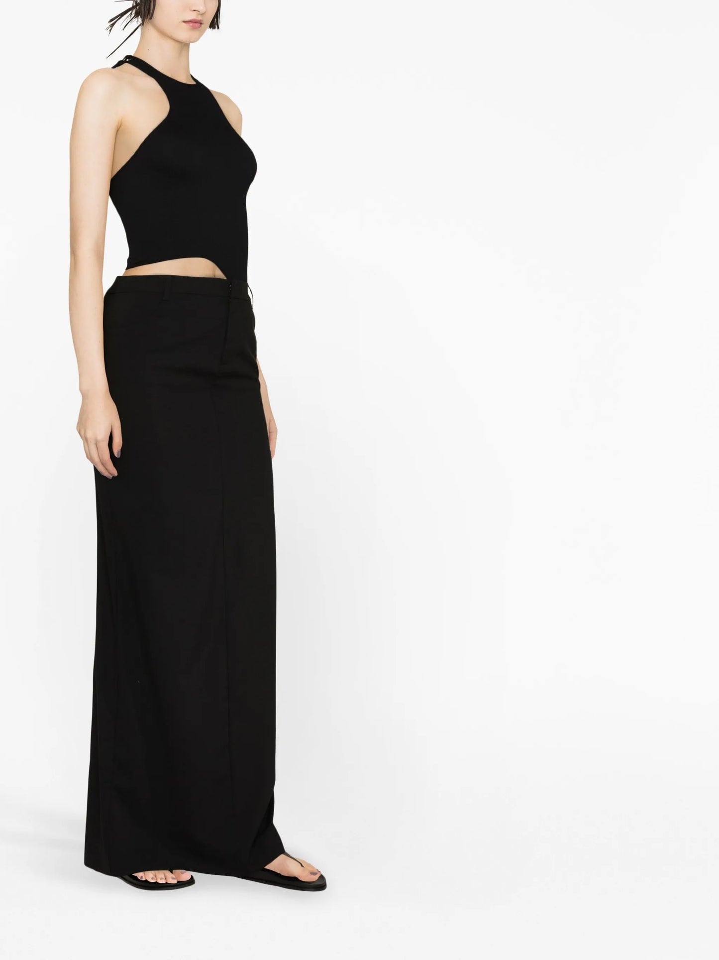 Tailored Column maxi skirt