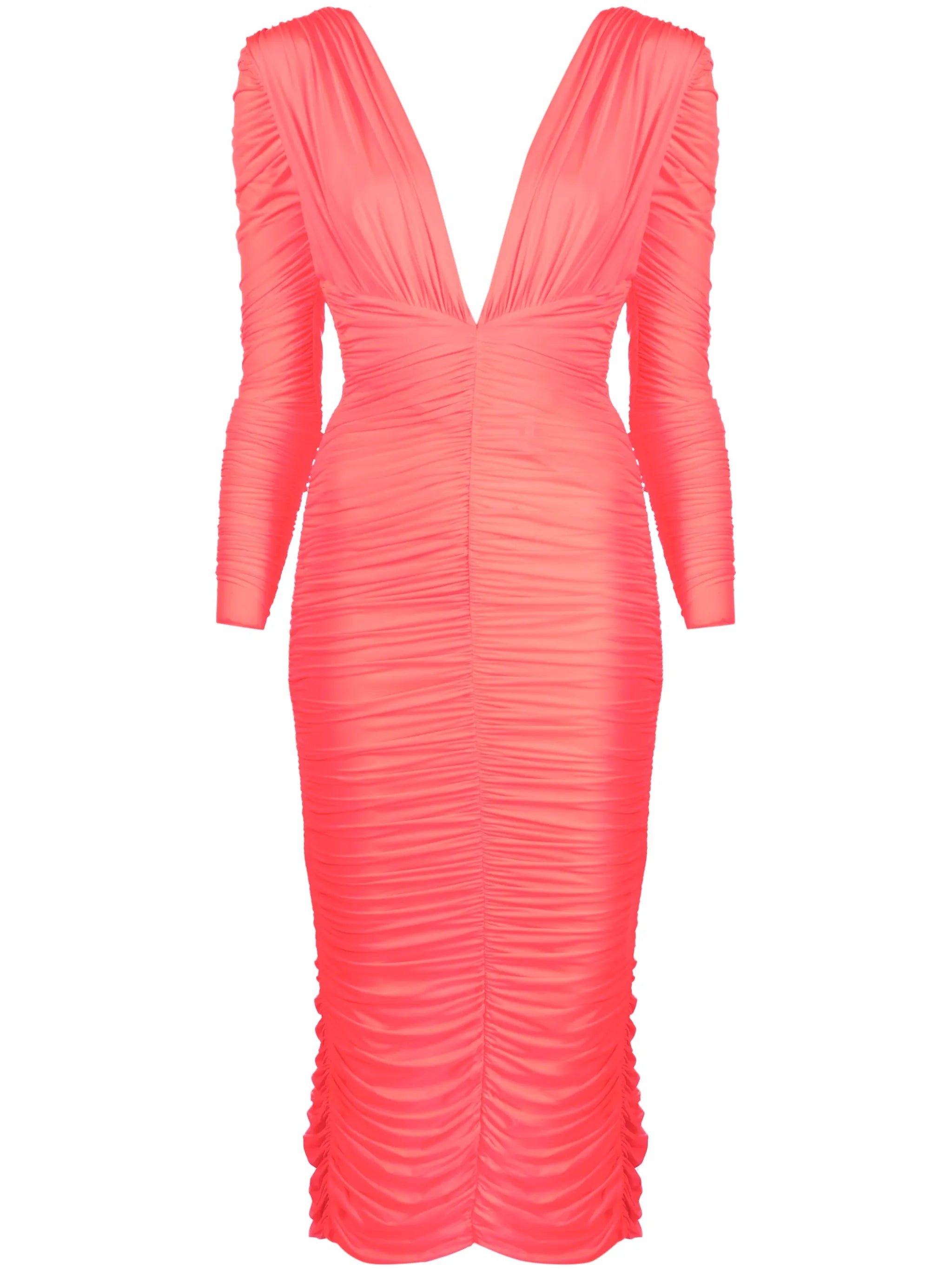 Marin ruched midi dress