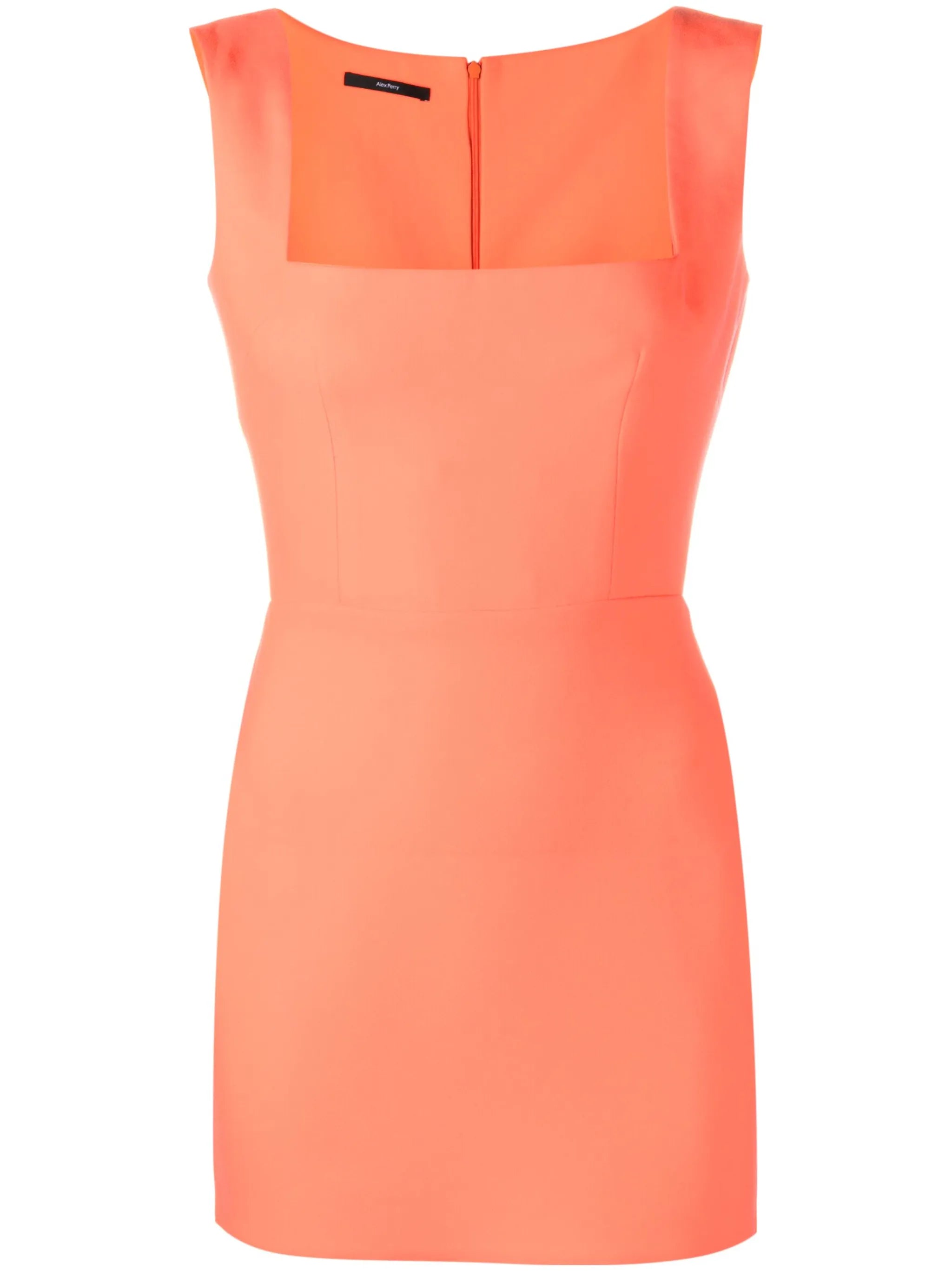Preston square-neck minidress
