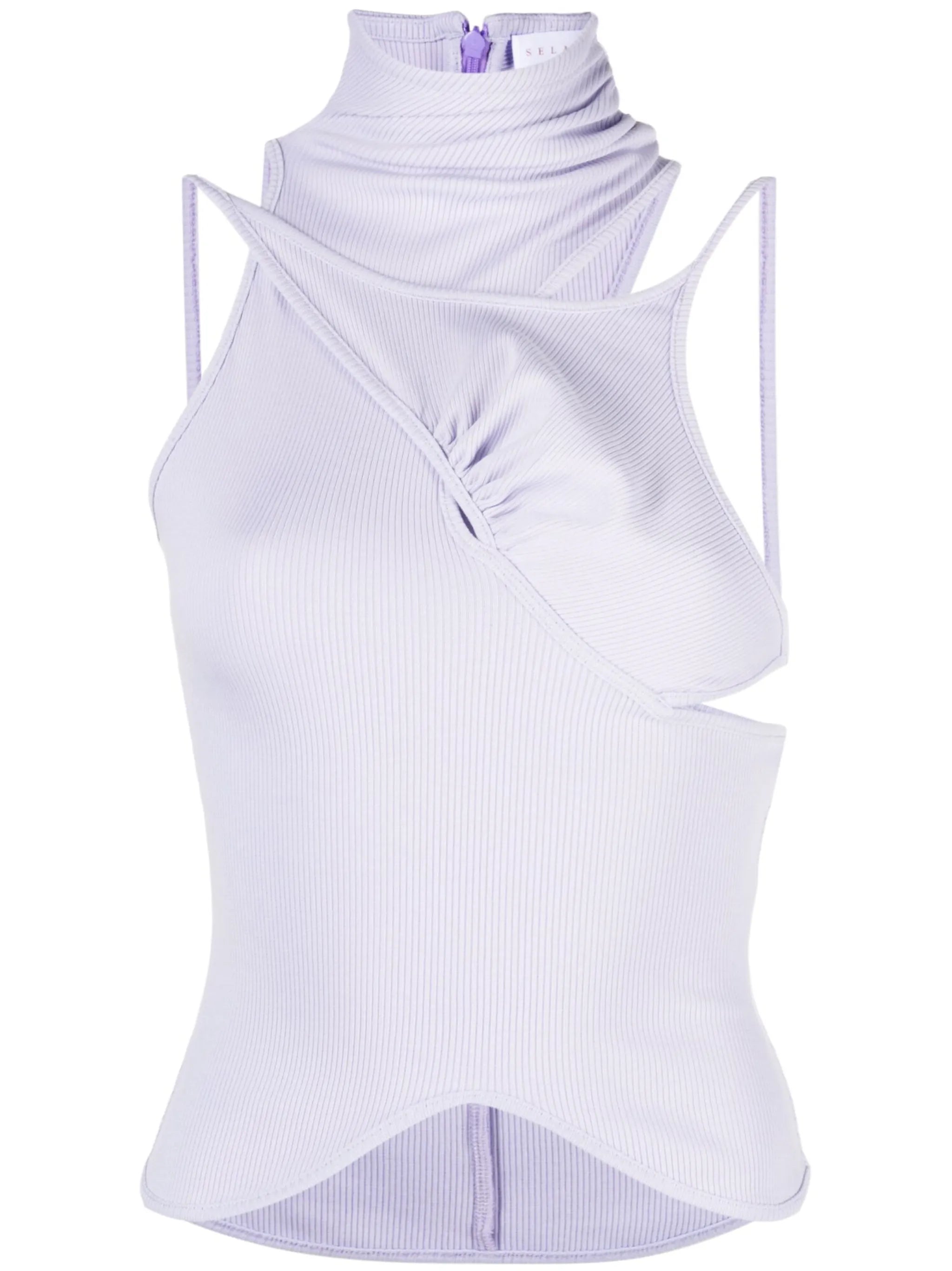 Ricky high-neck tank top