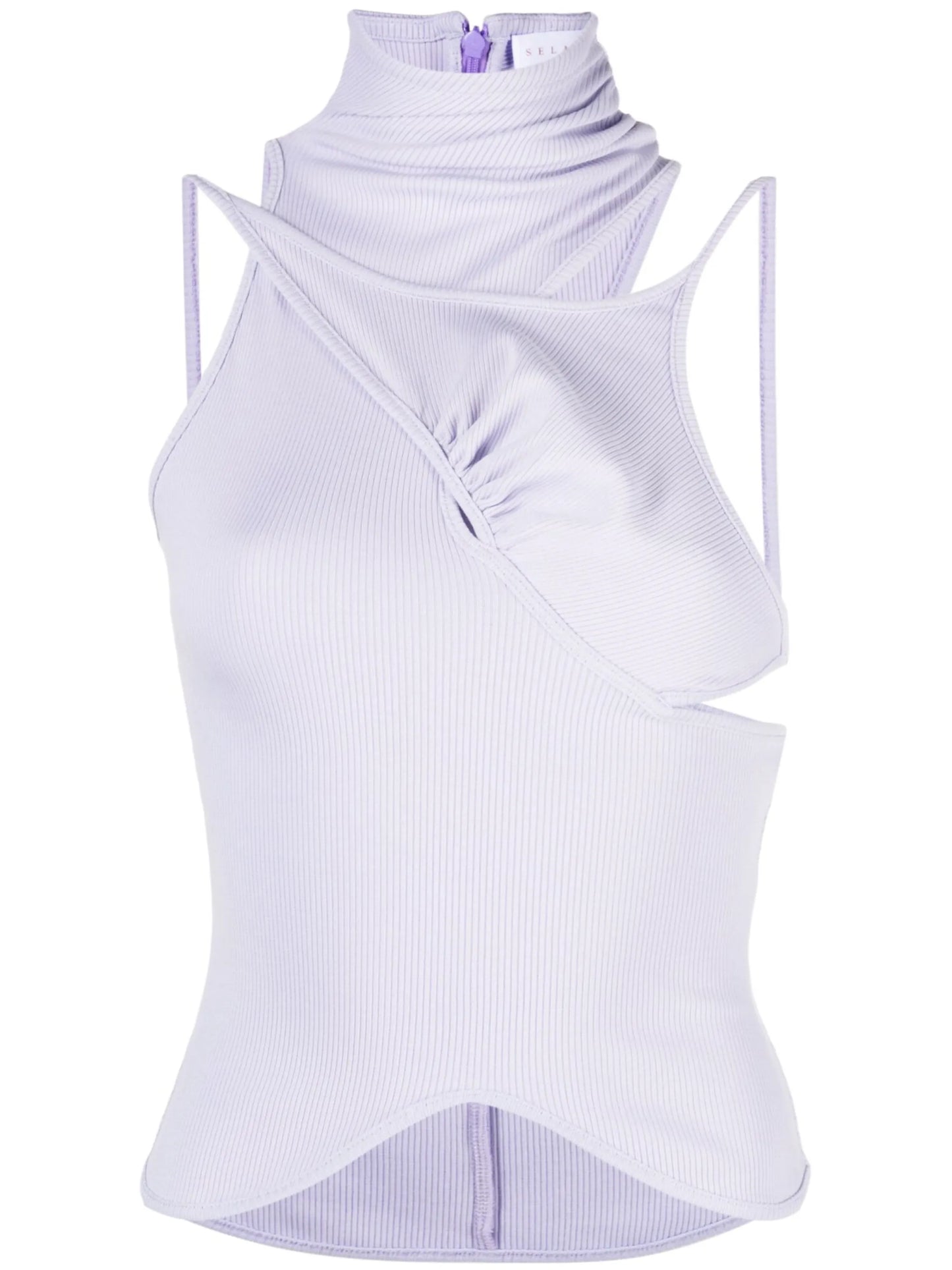 Ricky high-neck tank top