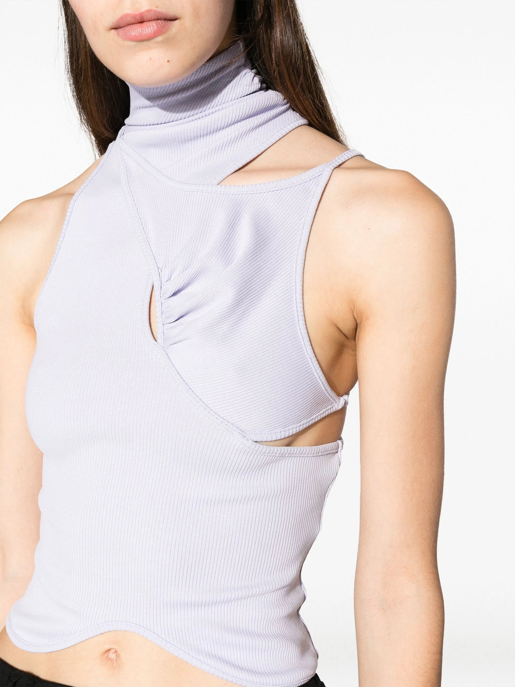 Ricky high-neck tank top