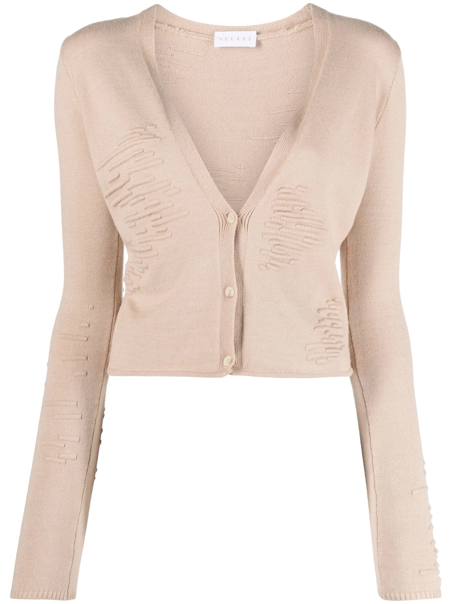 button-up V-neck cardigan