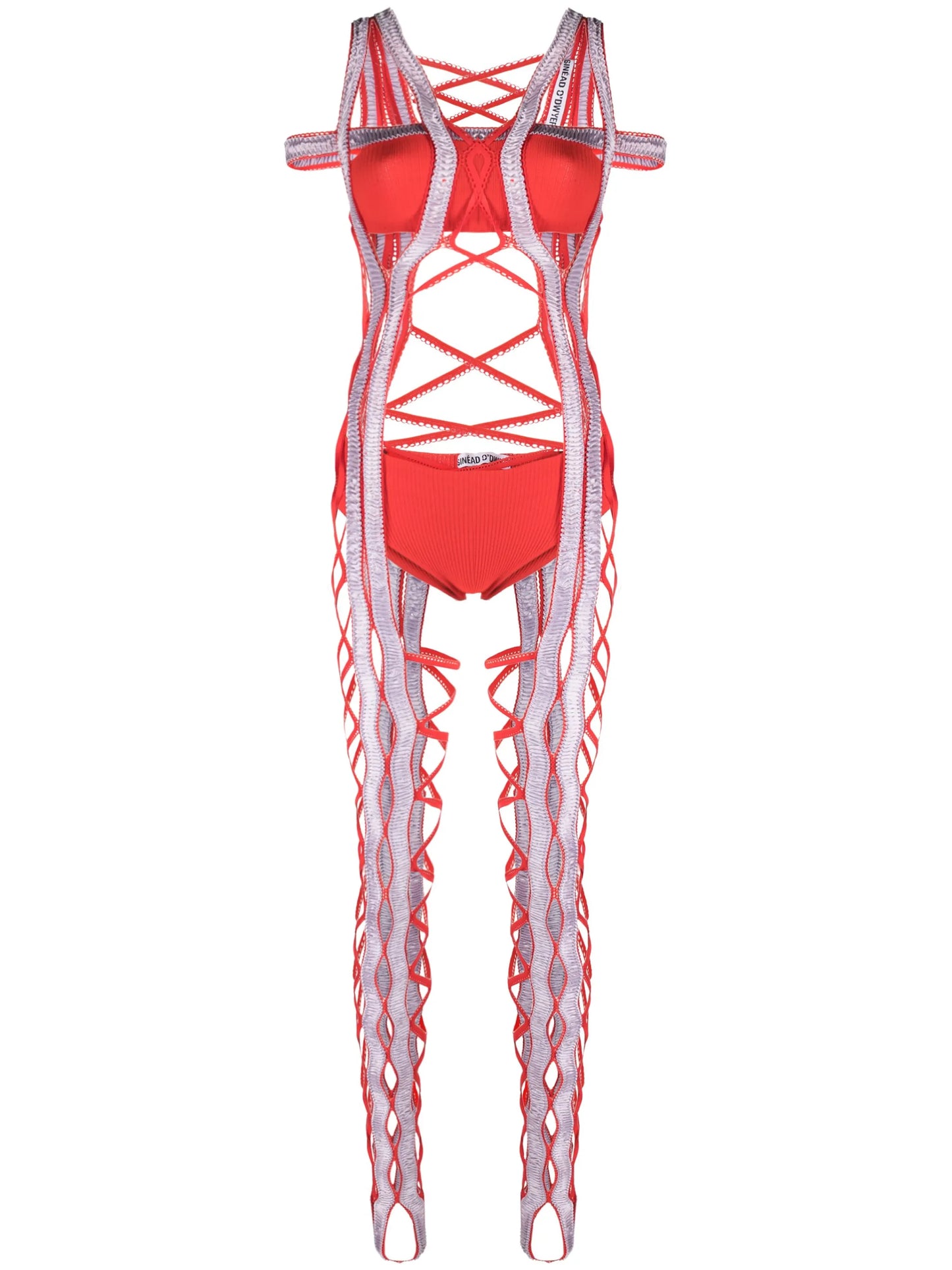 shirred underwear and harness set