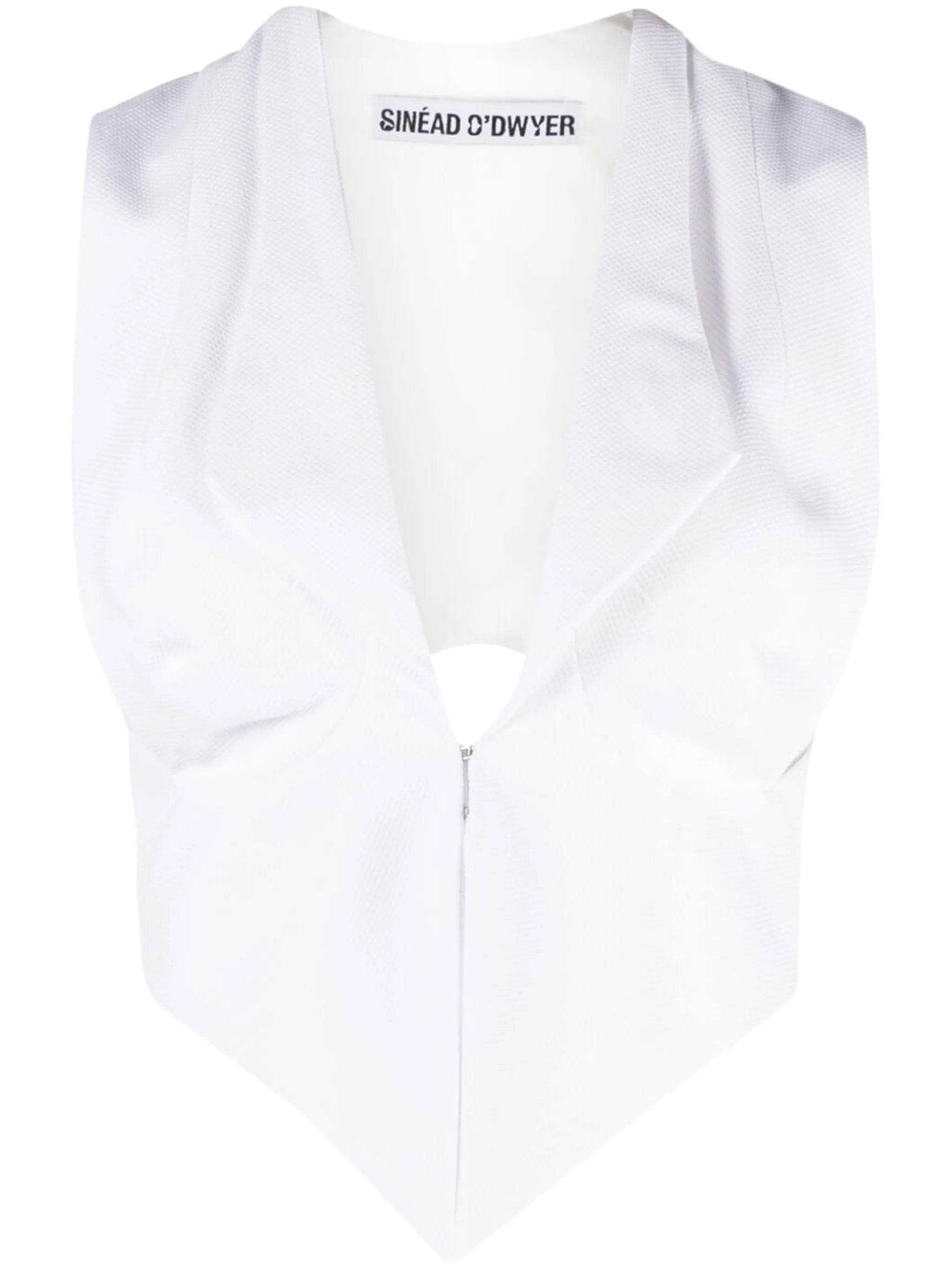 V-neck cotton waistcoat