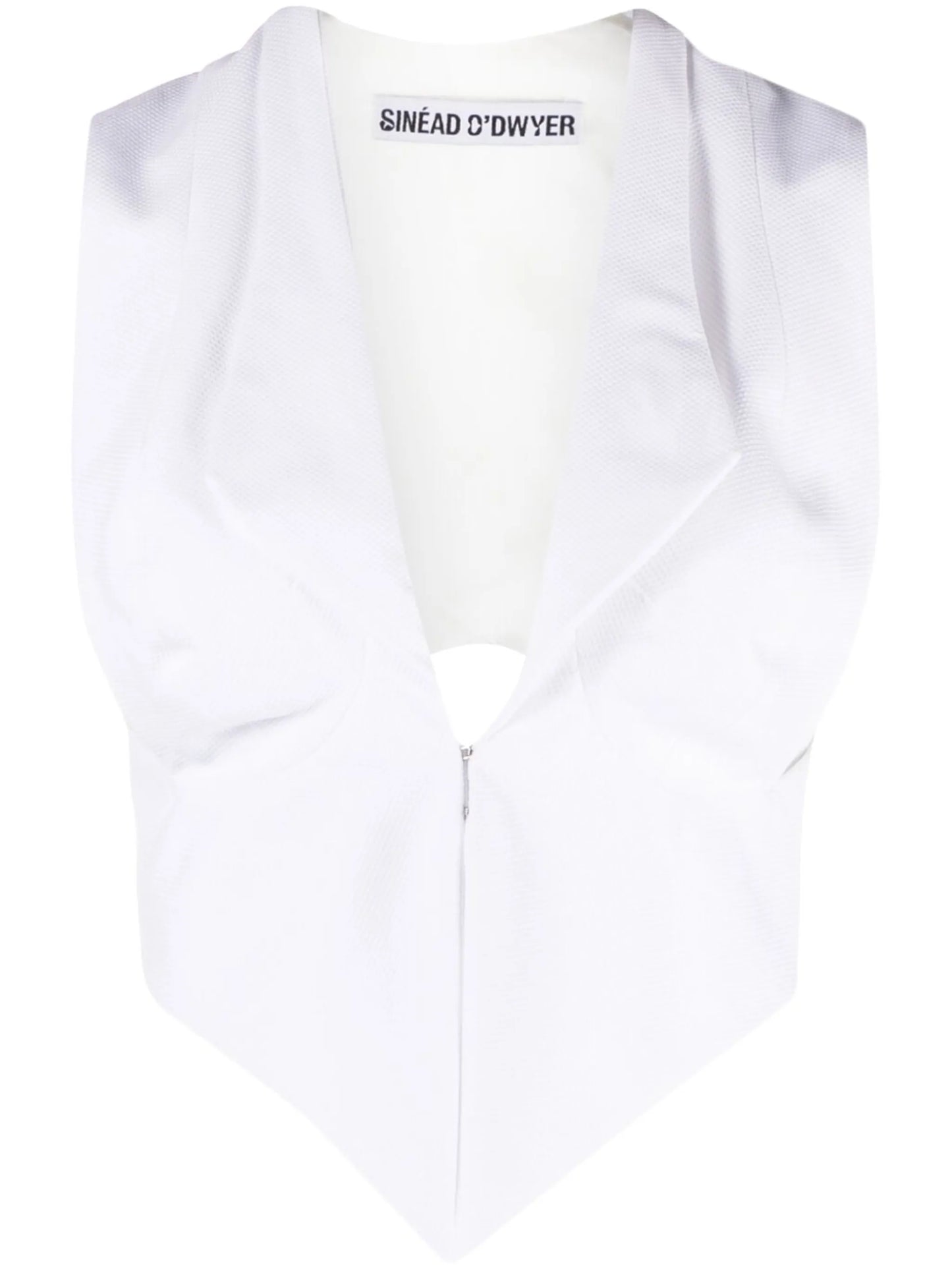 V-neck cotton waistcoat