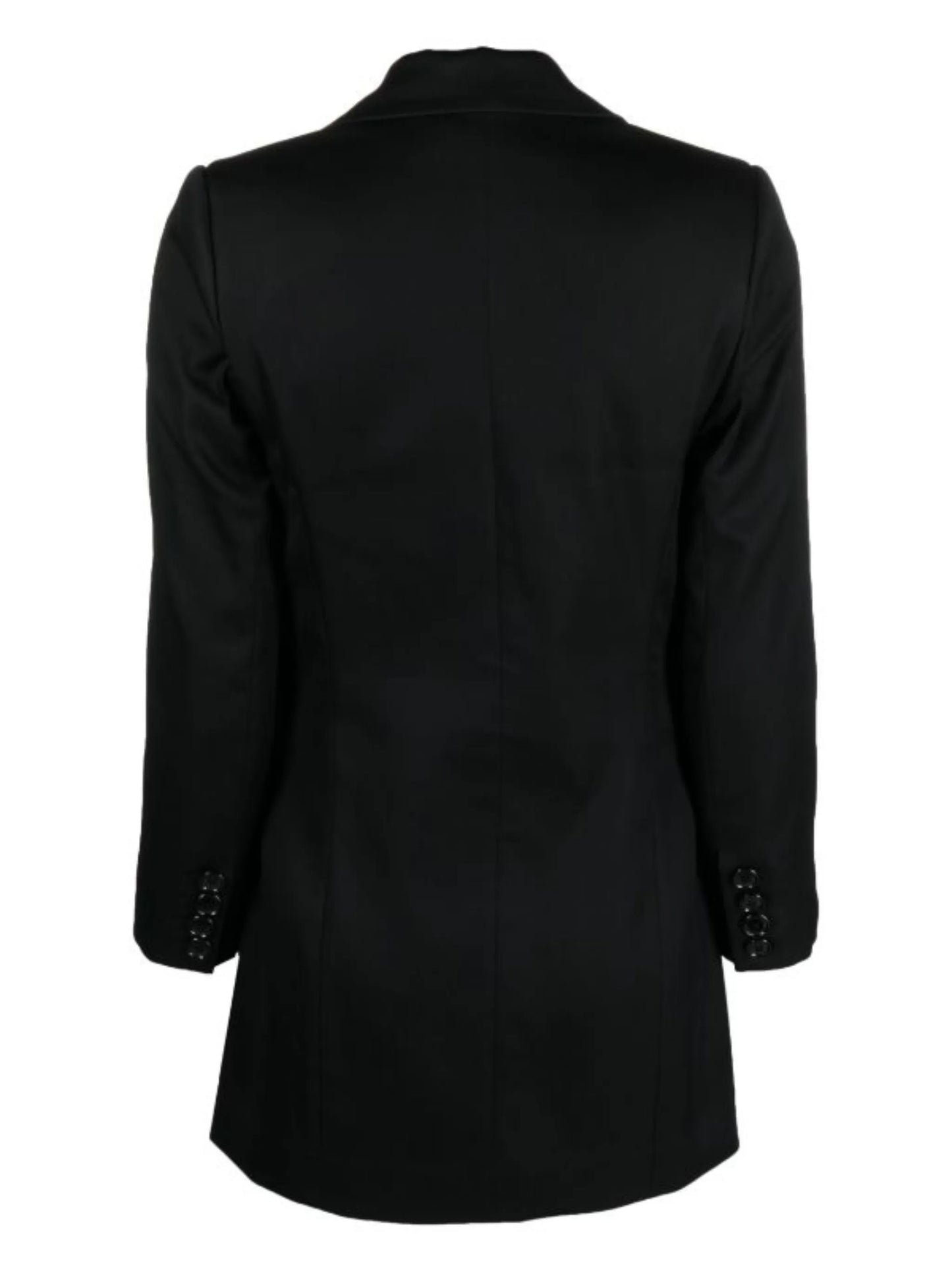 longline wool-blend blazer