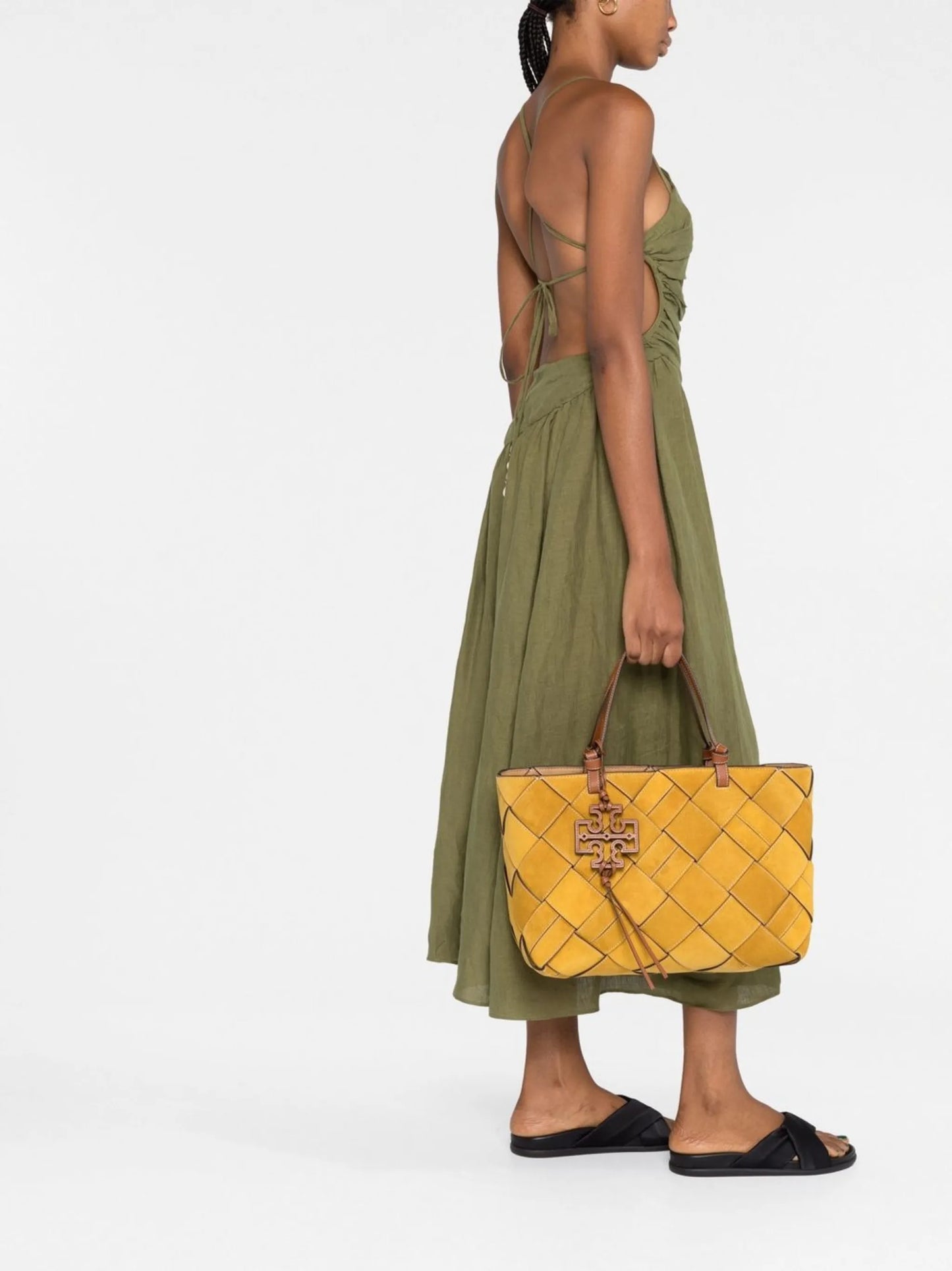 Miller woven tote bag