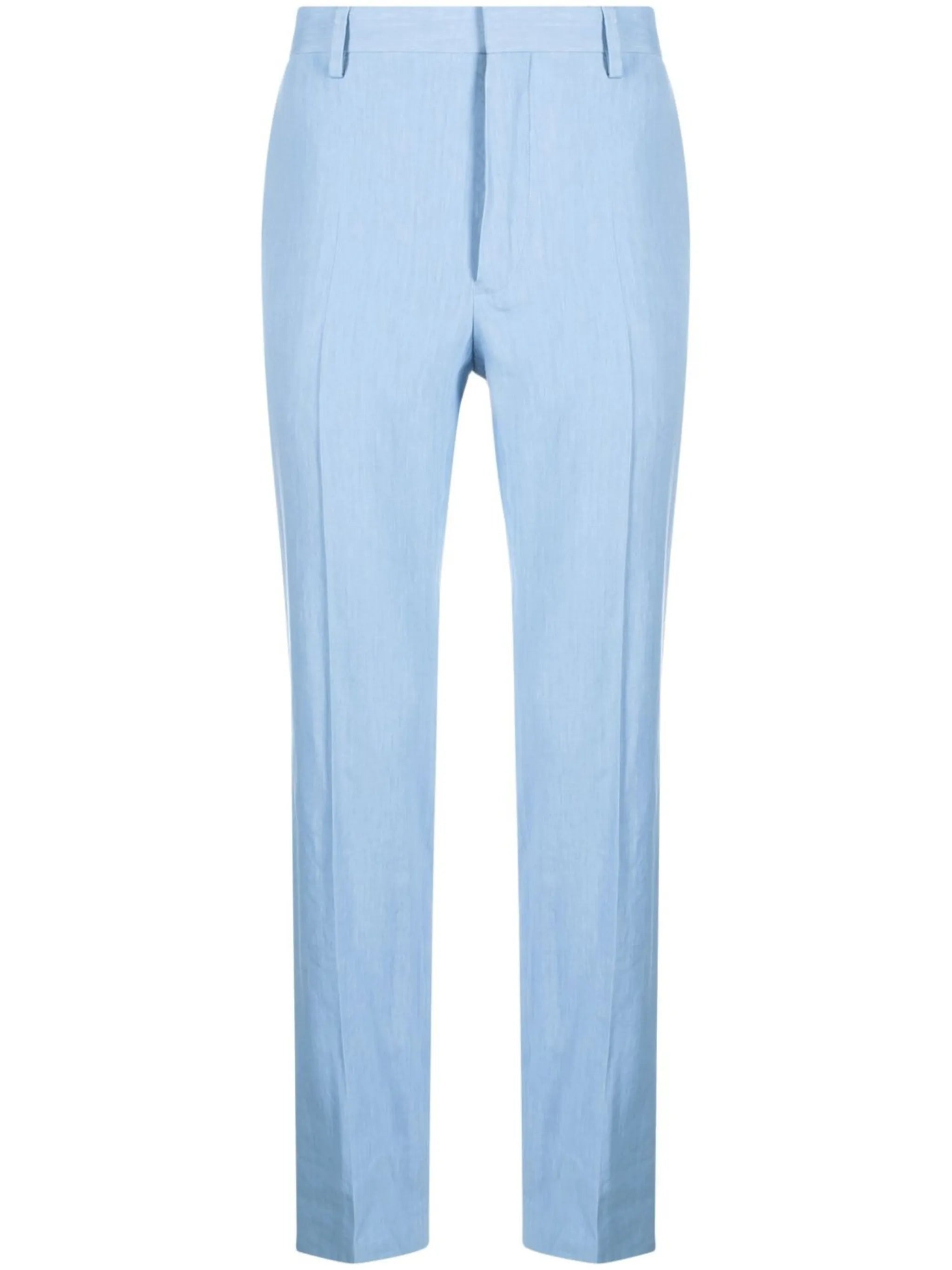 mid-rise tailored trousers