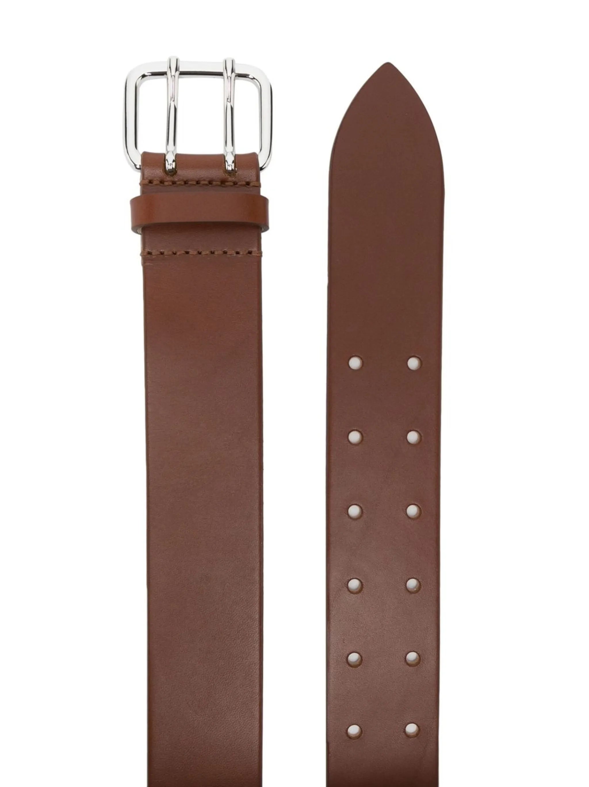 Hutch double-punched suede belt