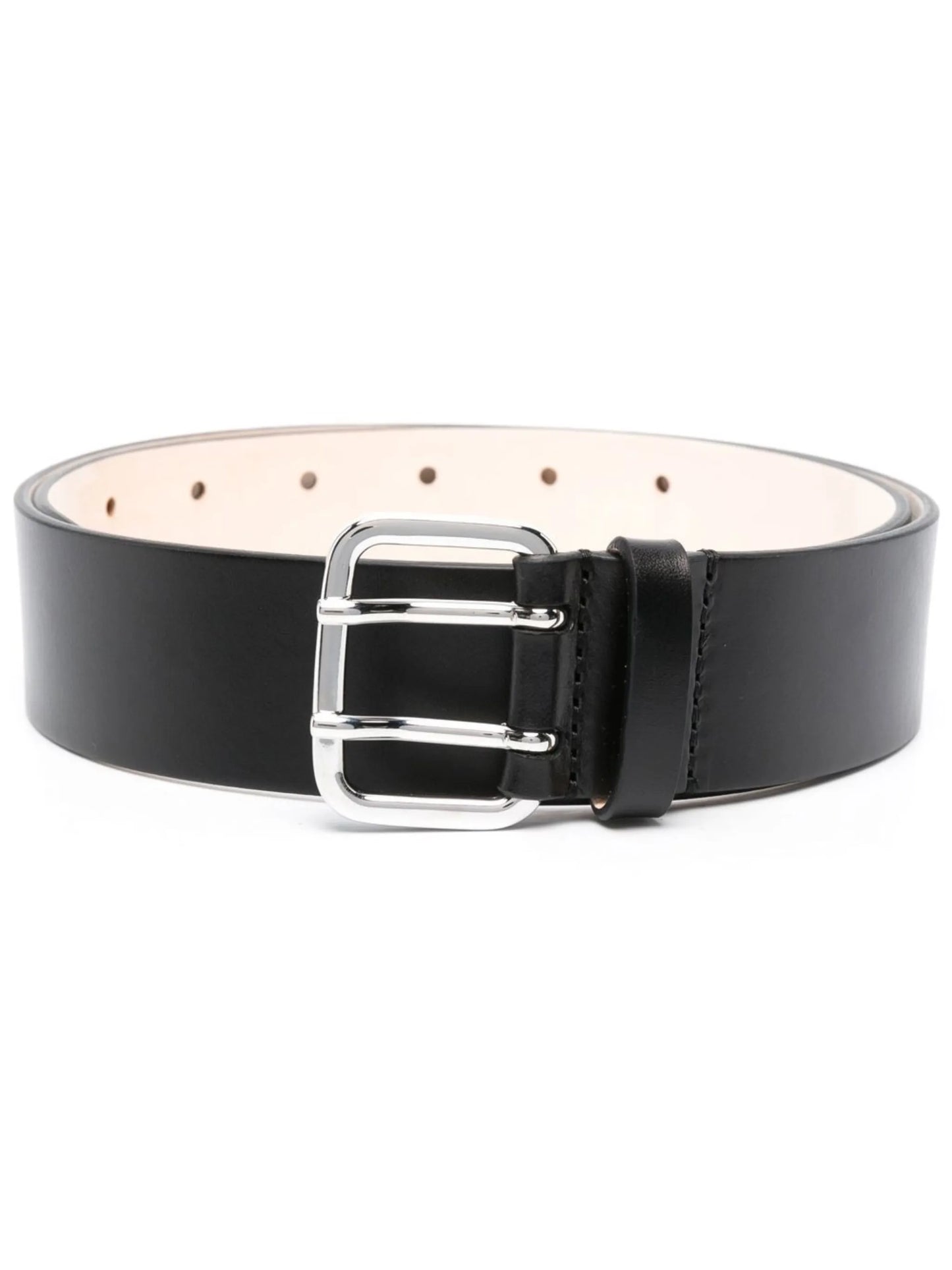 Hutch wide leather belt