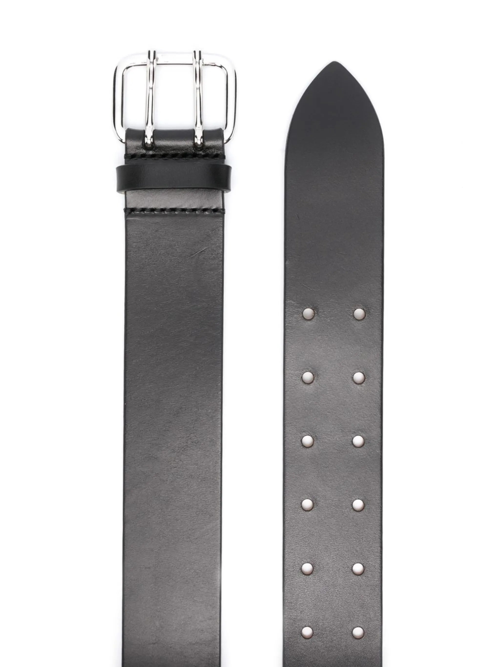 Hutch wide leather belt