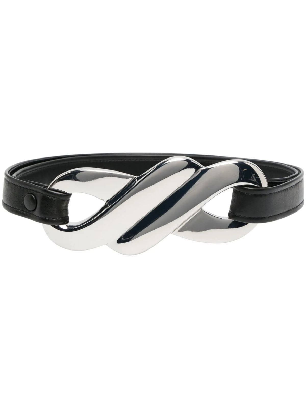 Infinity leather belt