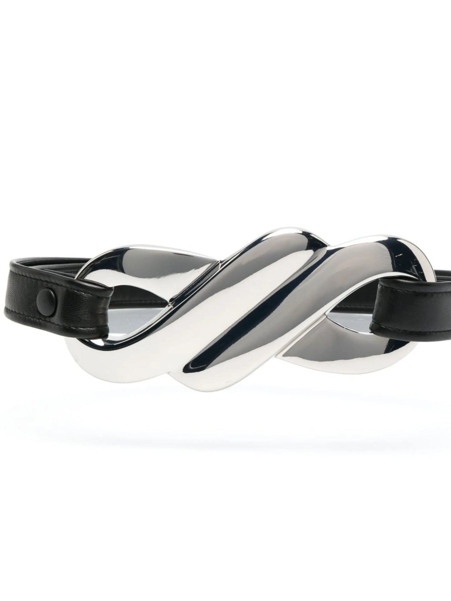 Infinity leather belt
