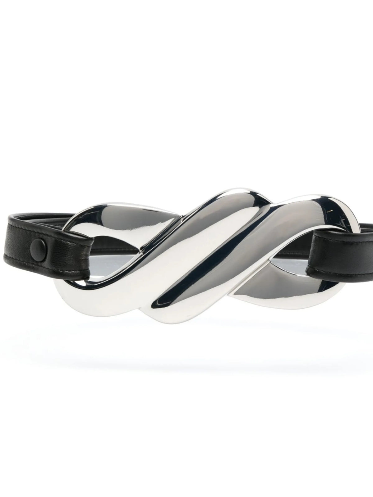Infinity leather belt