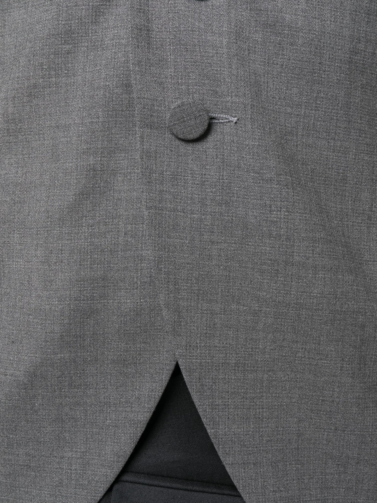halterneck wool waistcoat