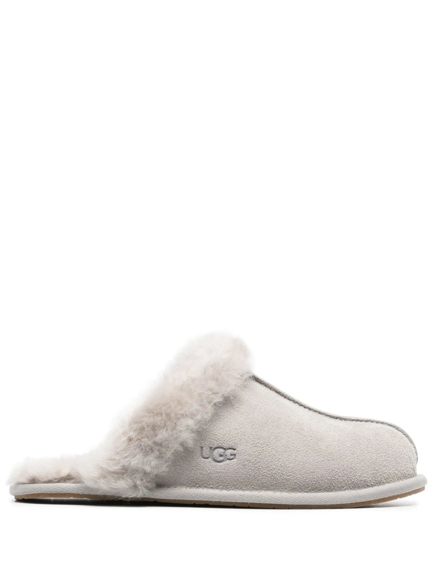 Scuffette II fur-trimmed slippers