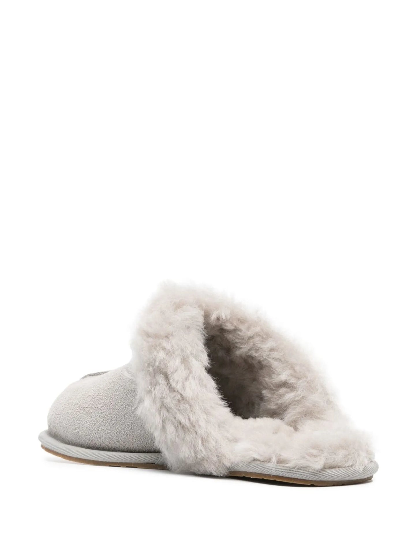 Scuffette II fur-trimmed slippers