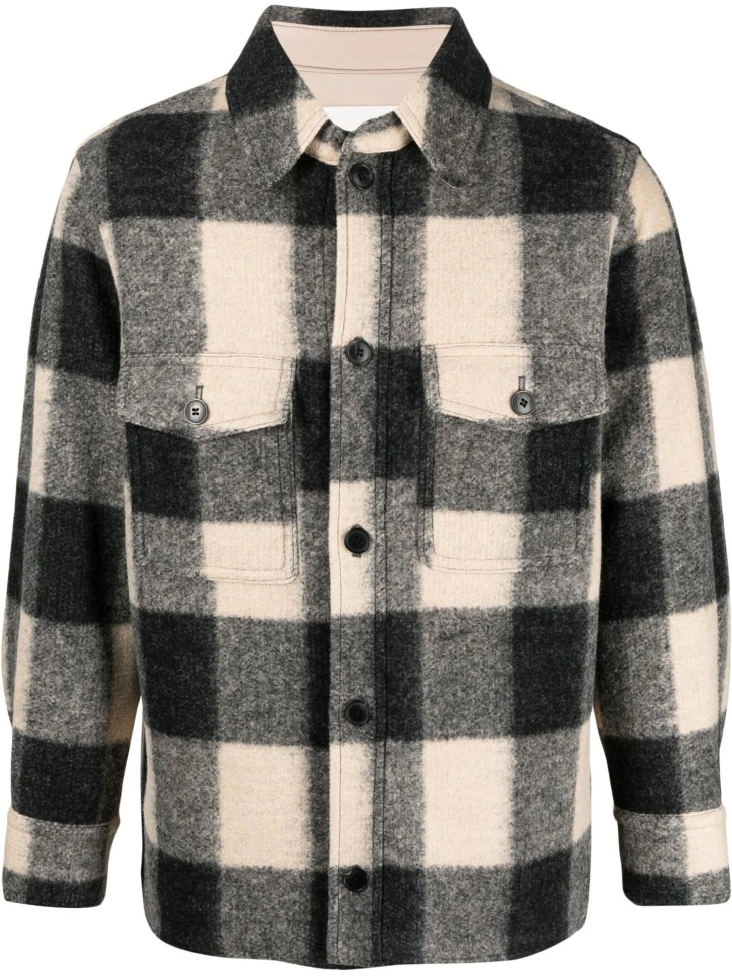 Kevron checked shirt jacket