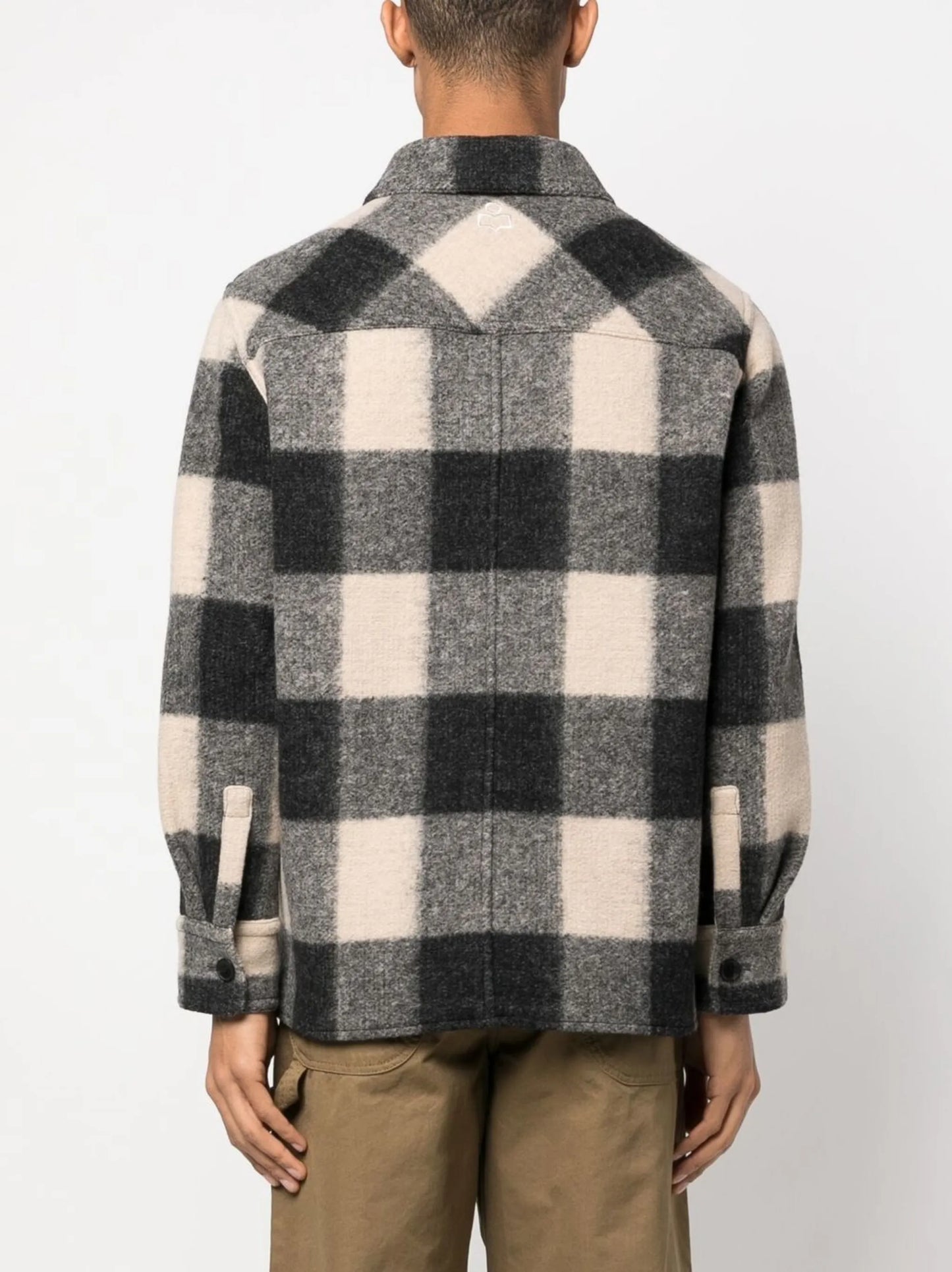 Kevron checked shirt jacket