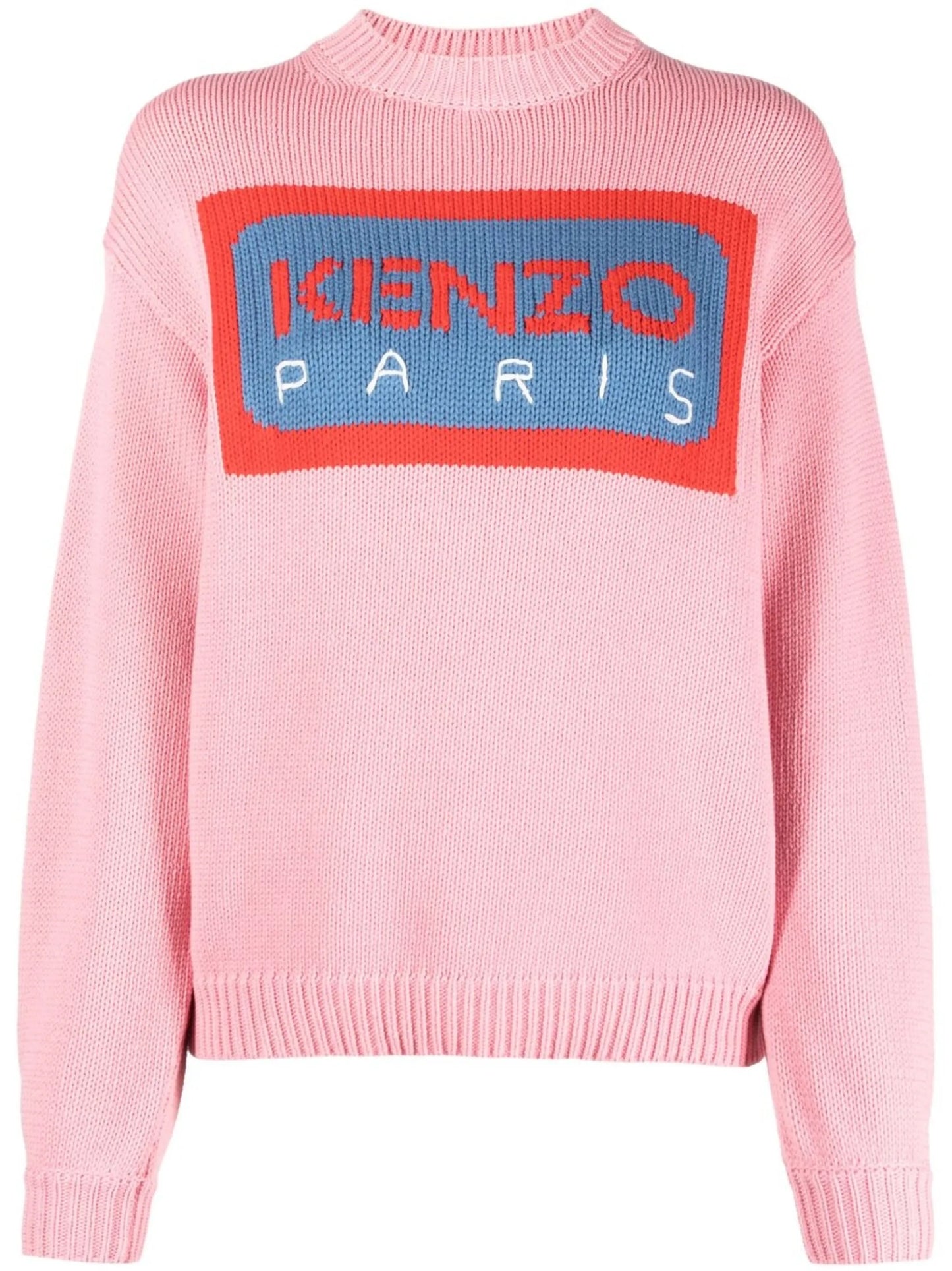 logo intarsia jumper