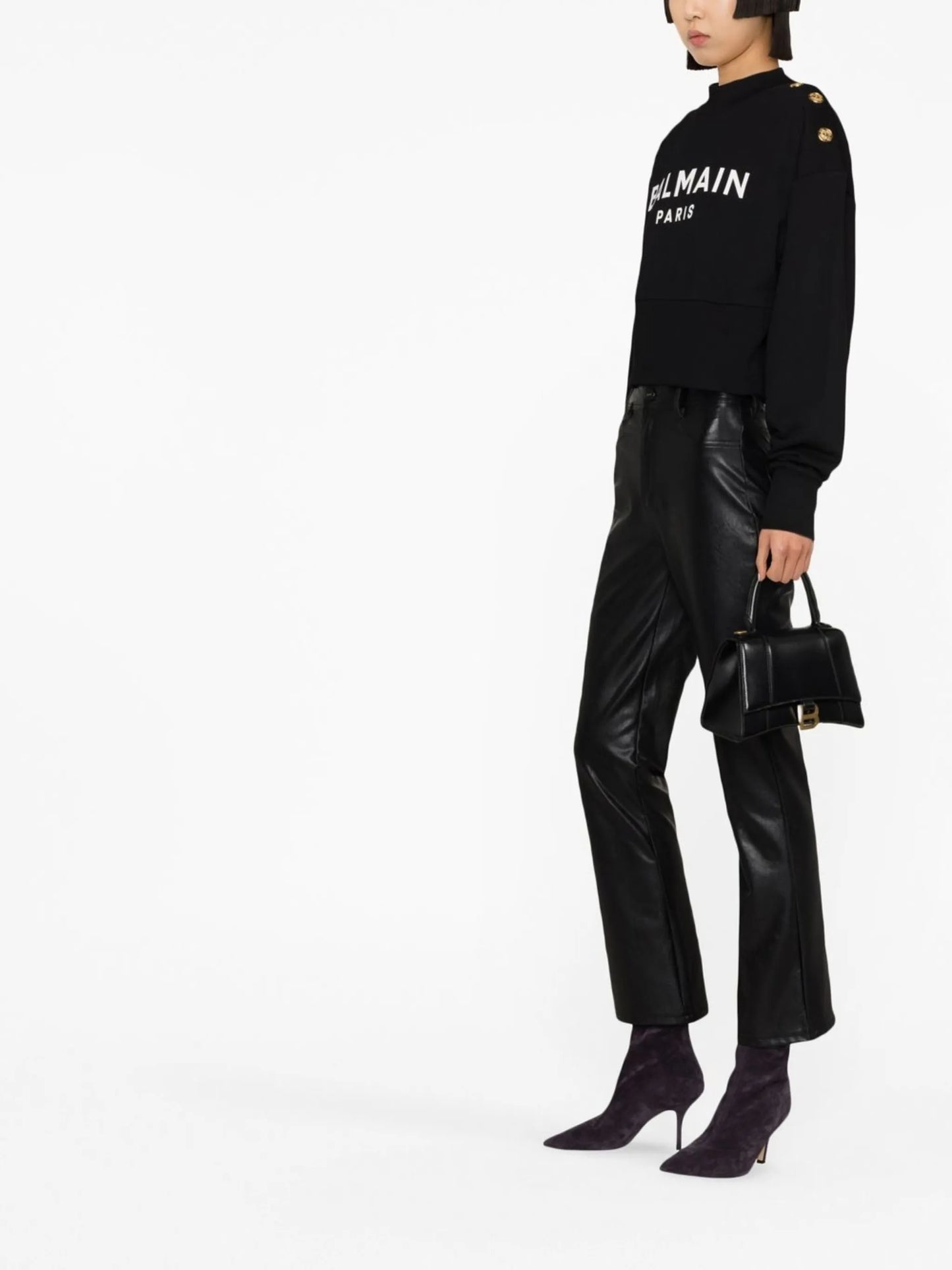 logo-print cotton sweatshirt