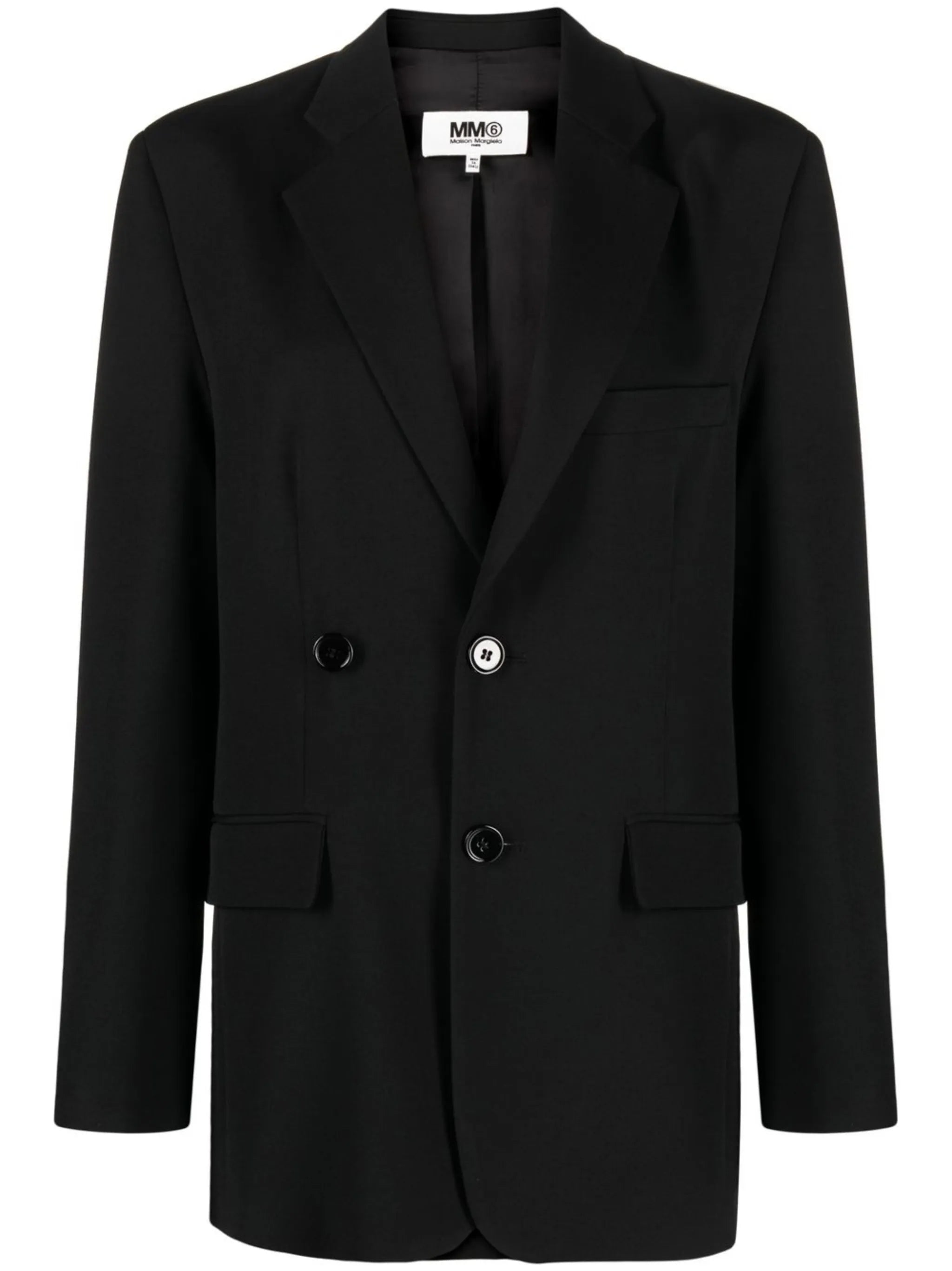 tailored single-breasted blazer