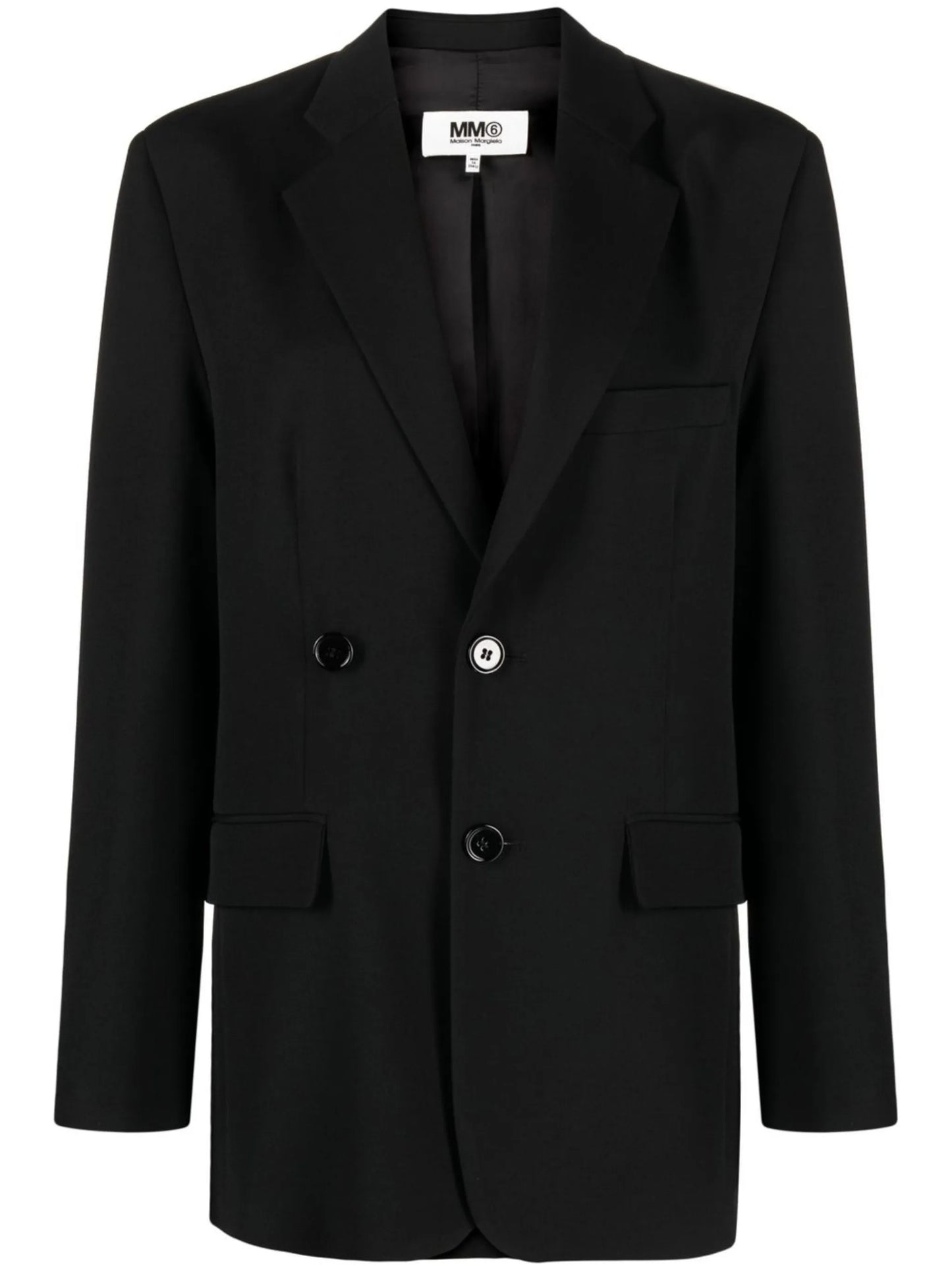 tailored single-breasted blazer