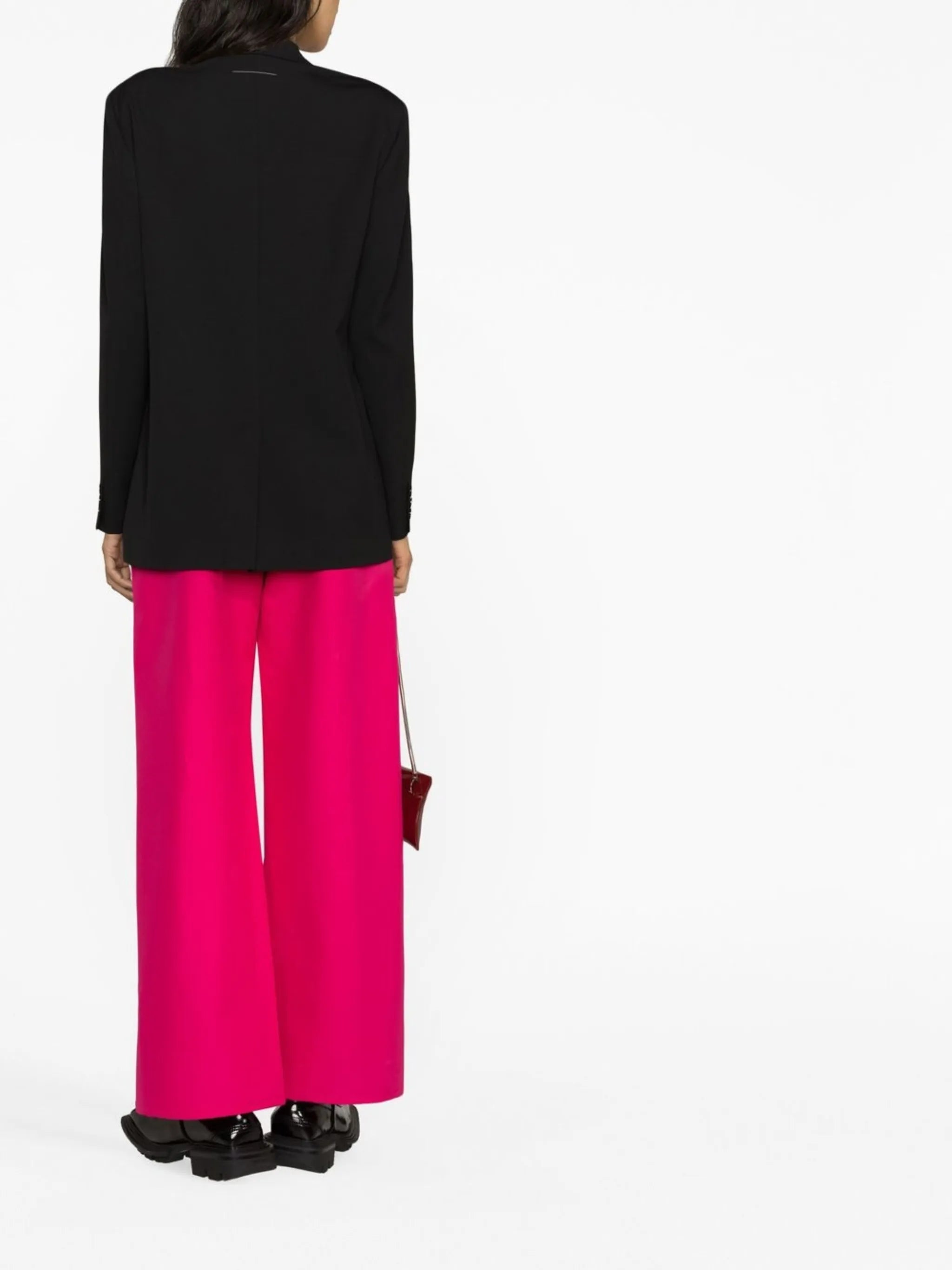 tailored single-breasted blazer