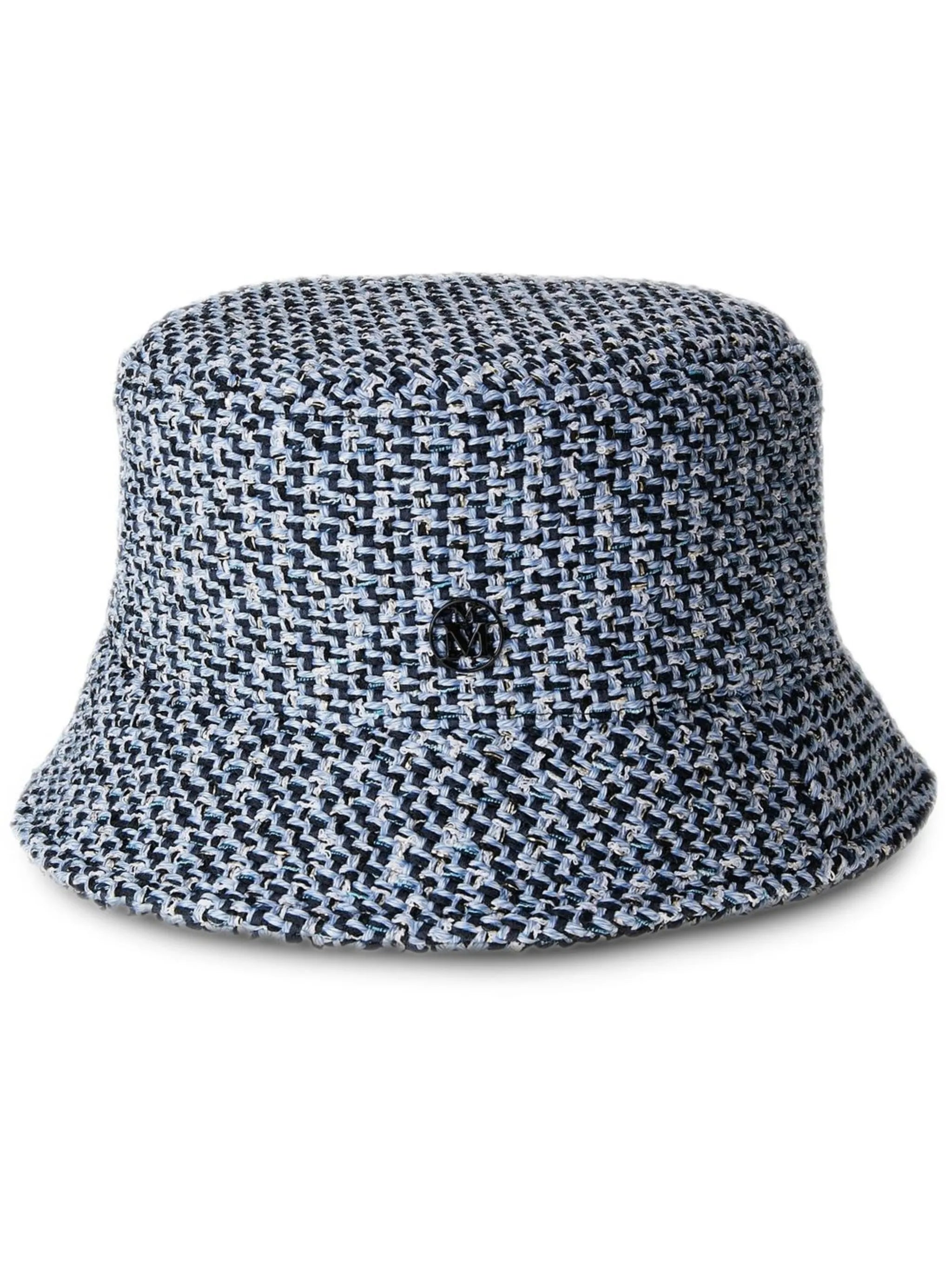 tweed-trim bucket hat