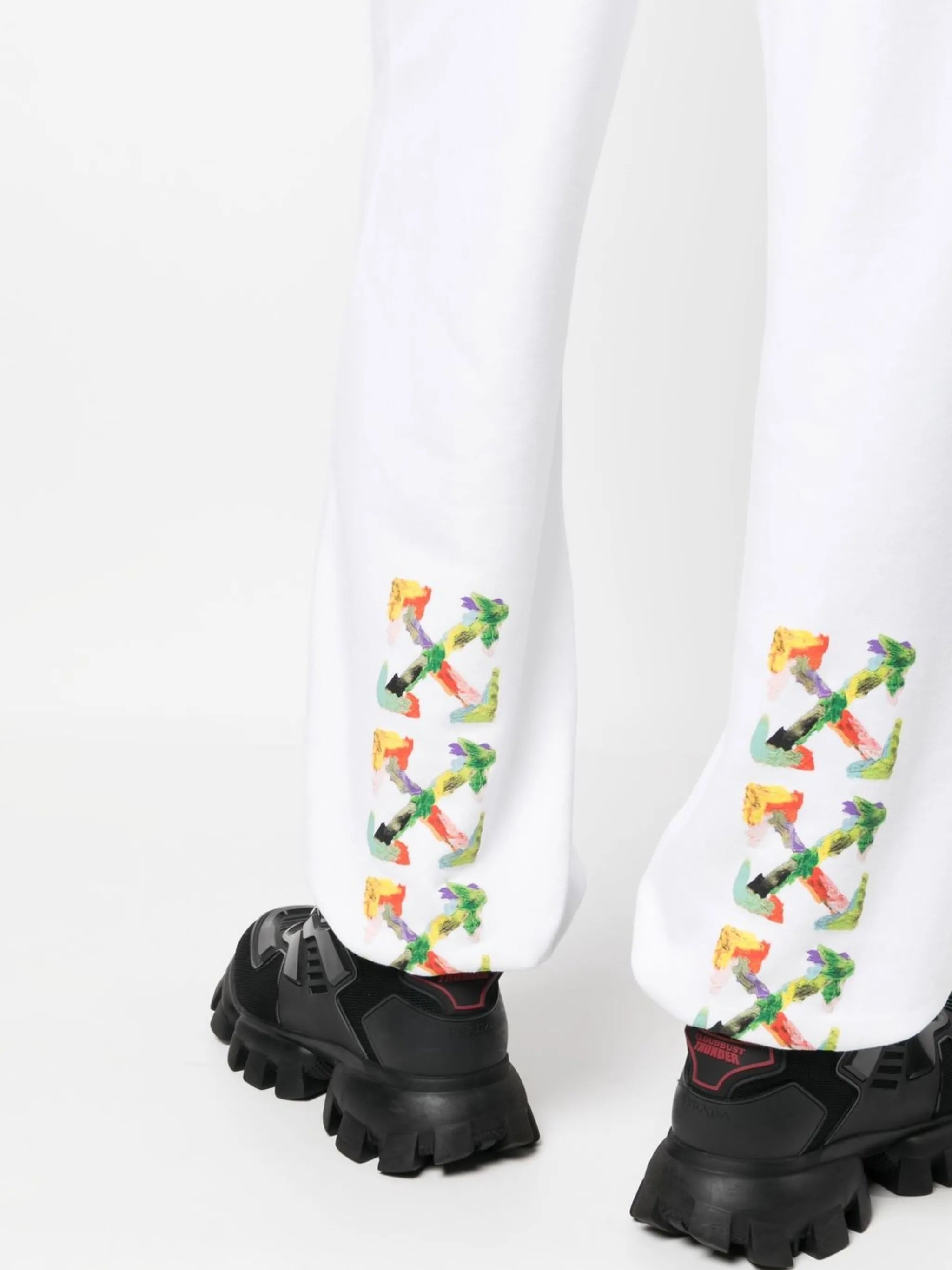 Arrows-print track pants