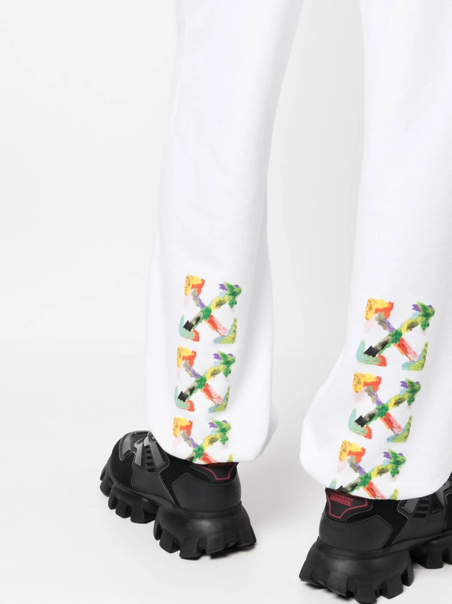 Arrows-print track pants