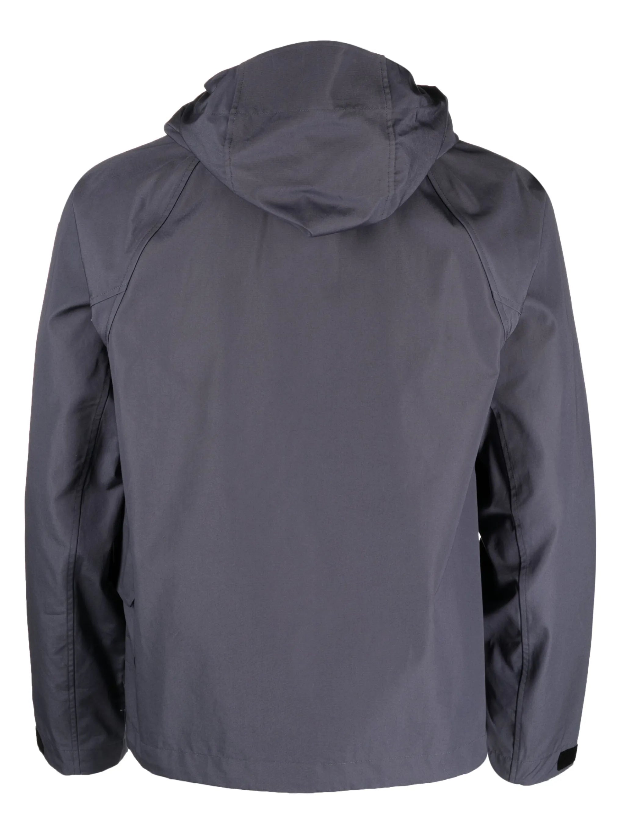 logo-patch hooded jacket