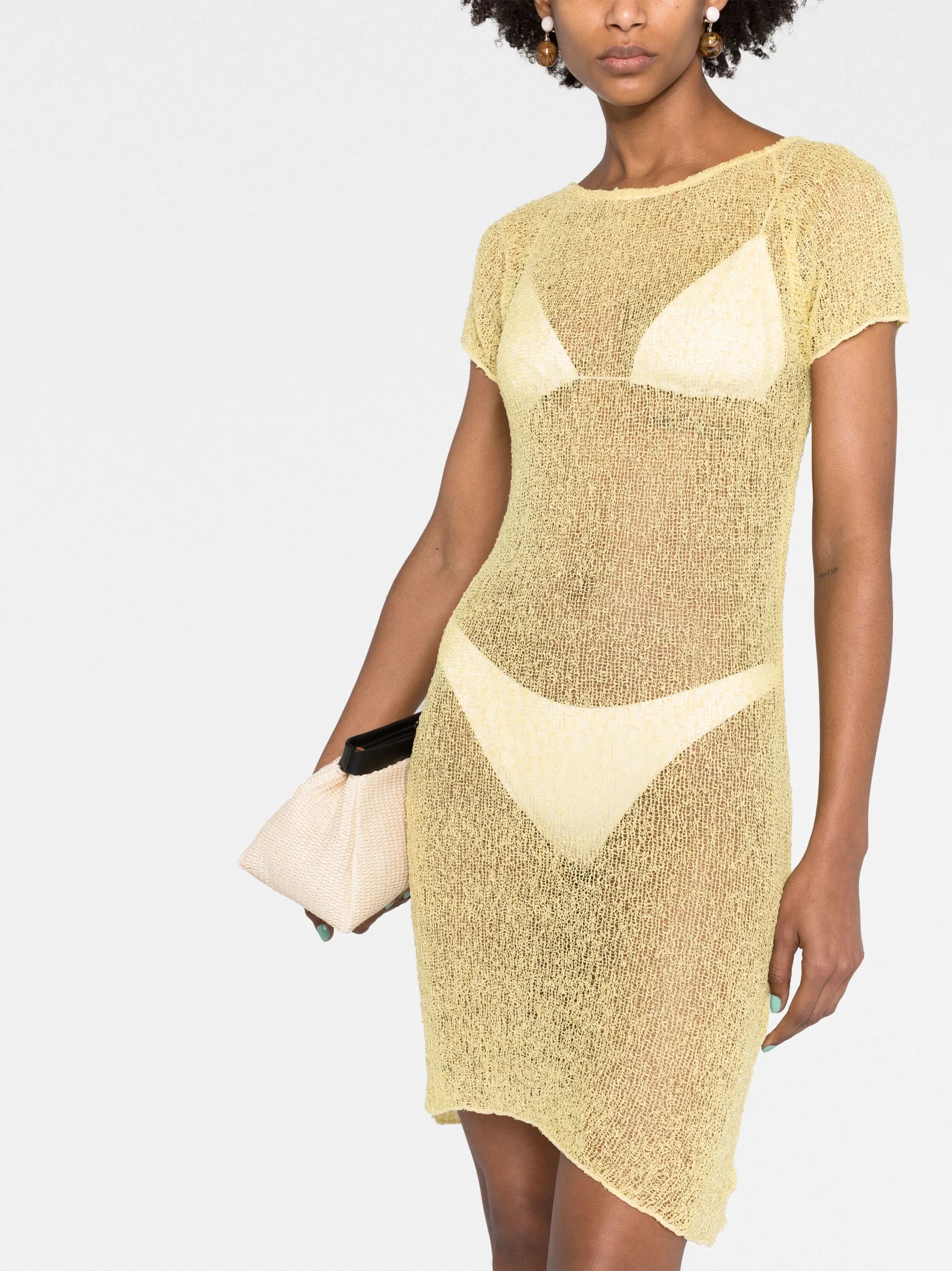 Billie open-knit mini dress