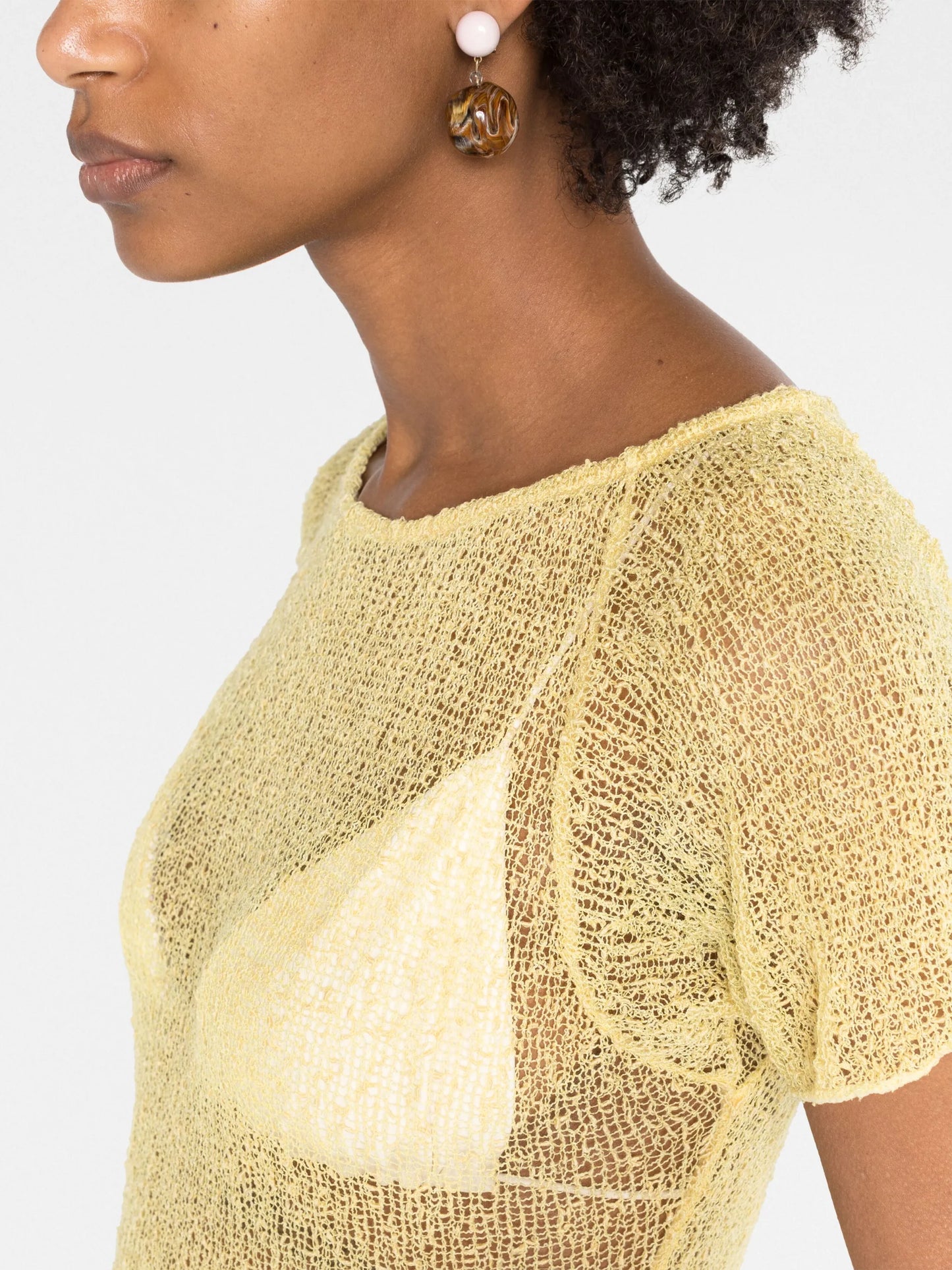 Billie open-knit mini dress