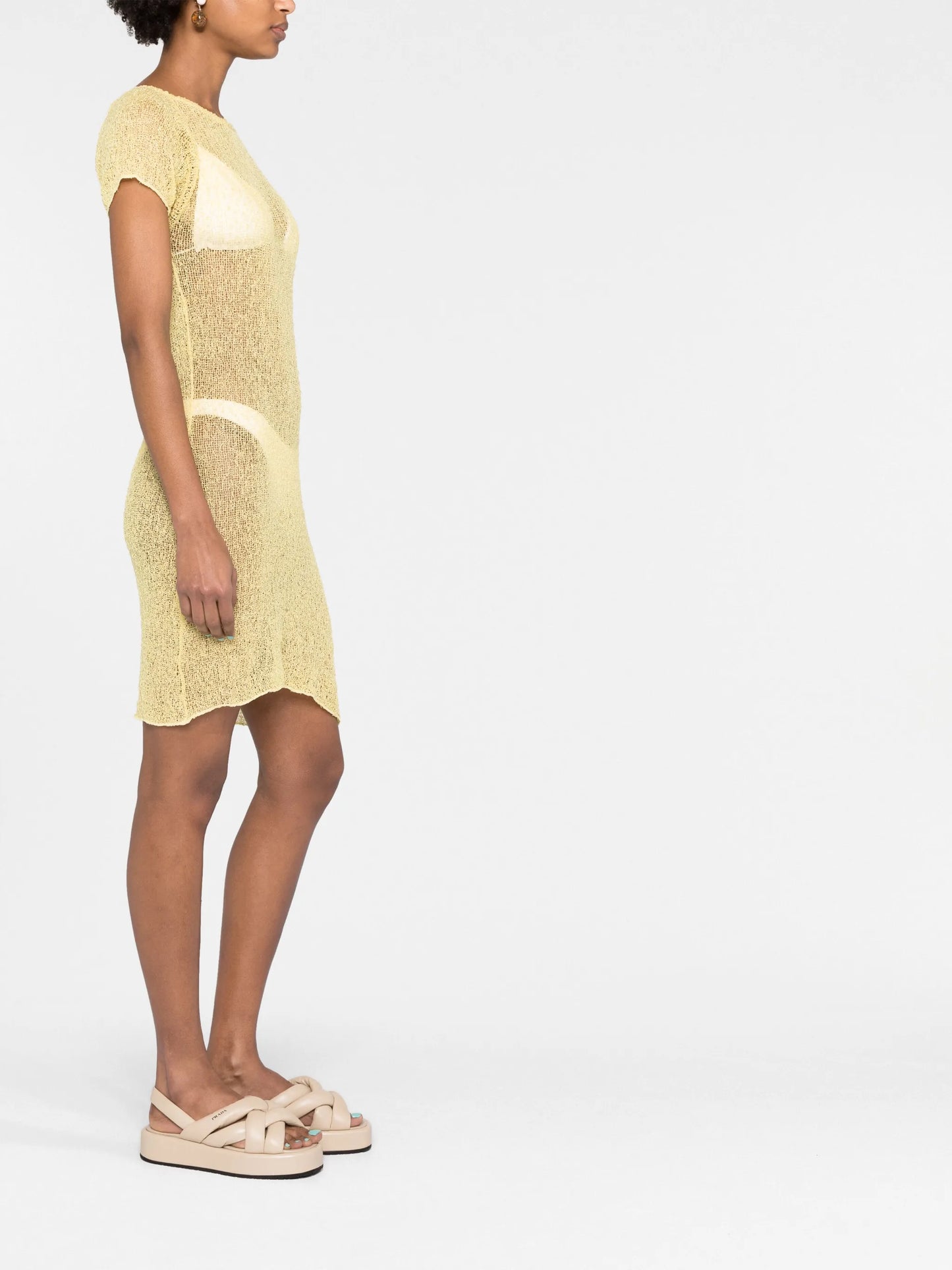 Billie open-knit mini dress