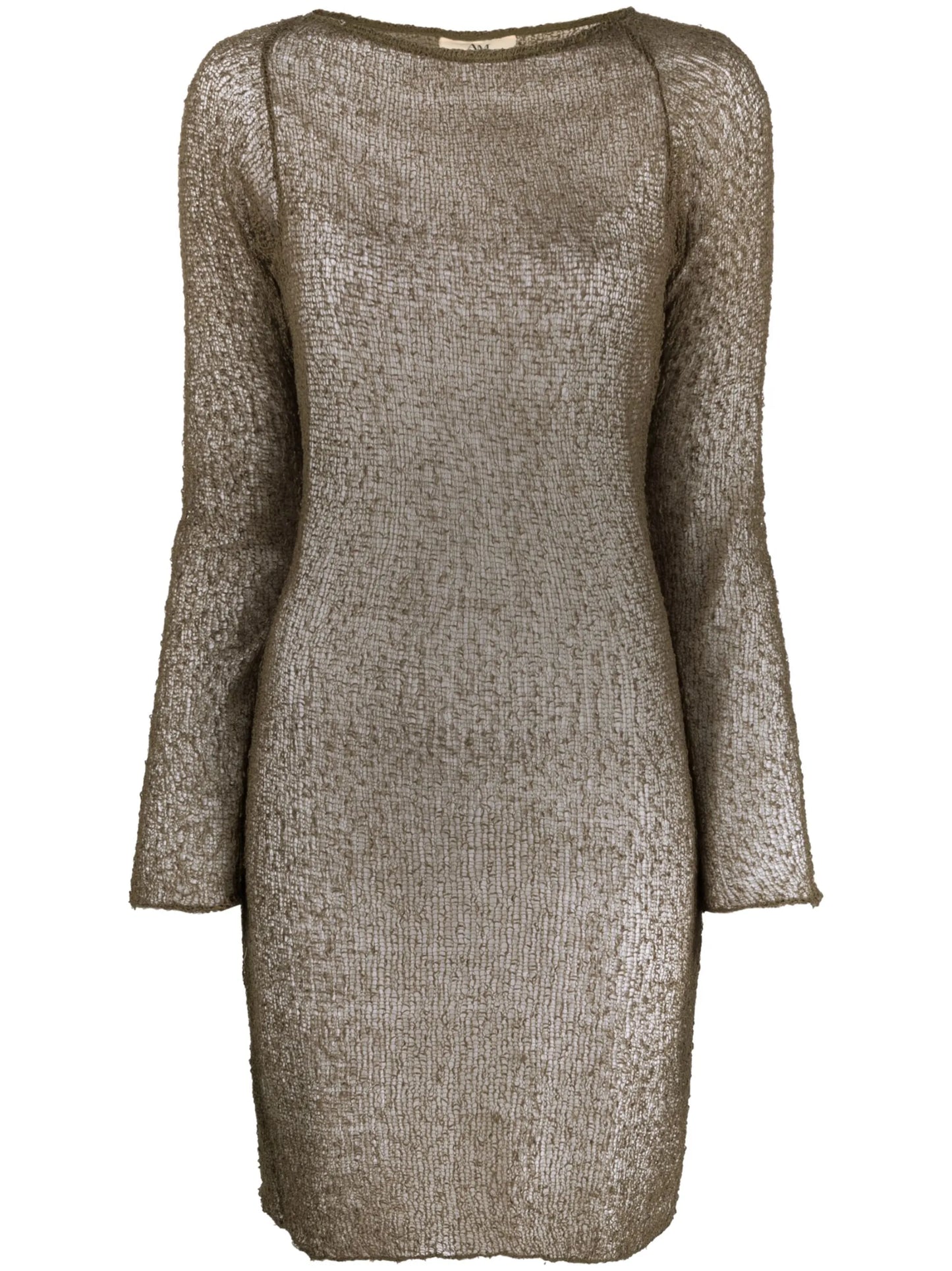 Andy sheer knitted mini dress