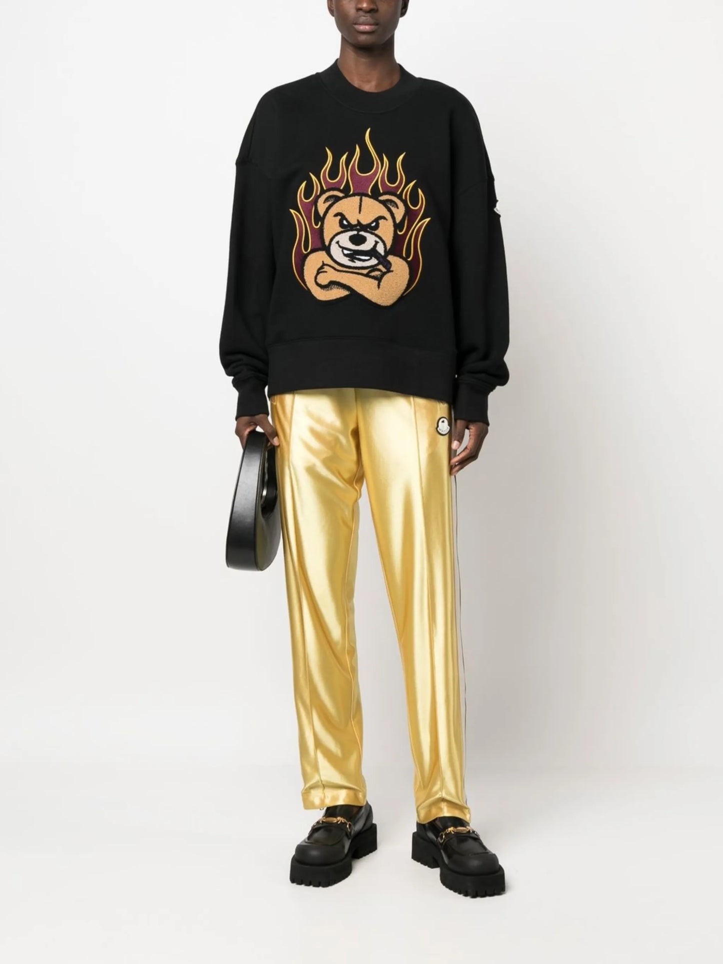 graphic-print crew neck sweatshirt