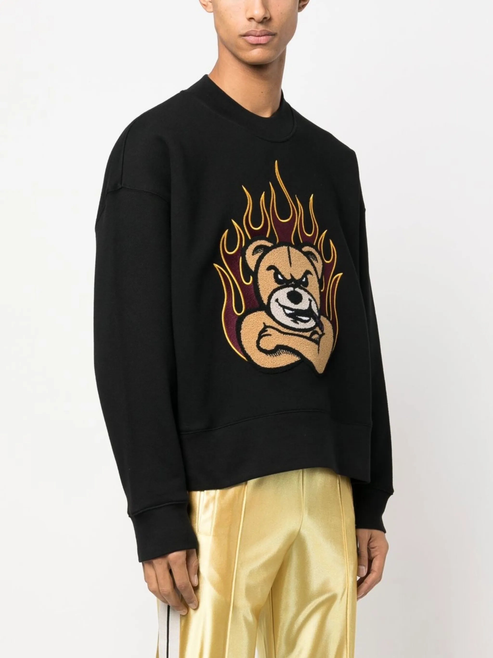 graphic-print crew neck sweatshirt