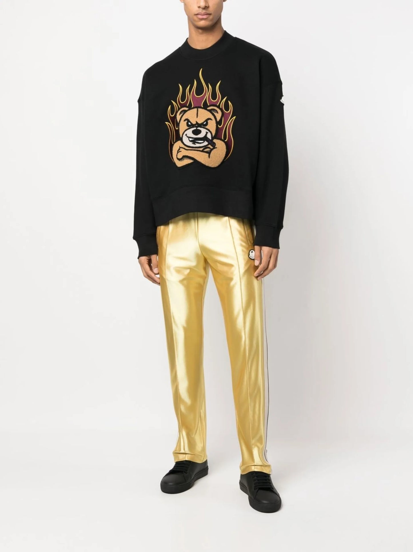 graphic-print crew neck sweatshirt
