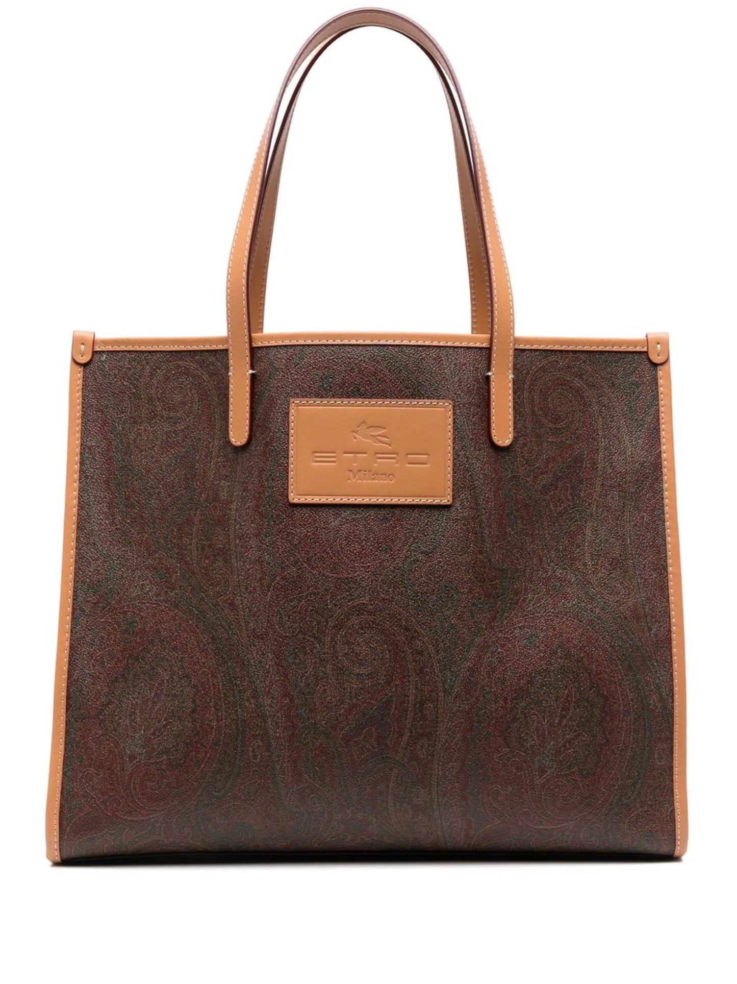 paisley-pattern tote bag