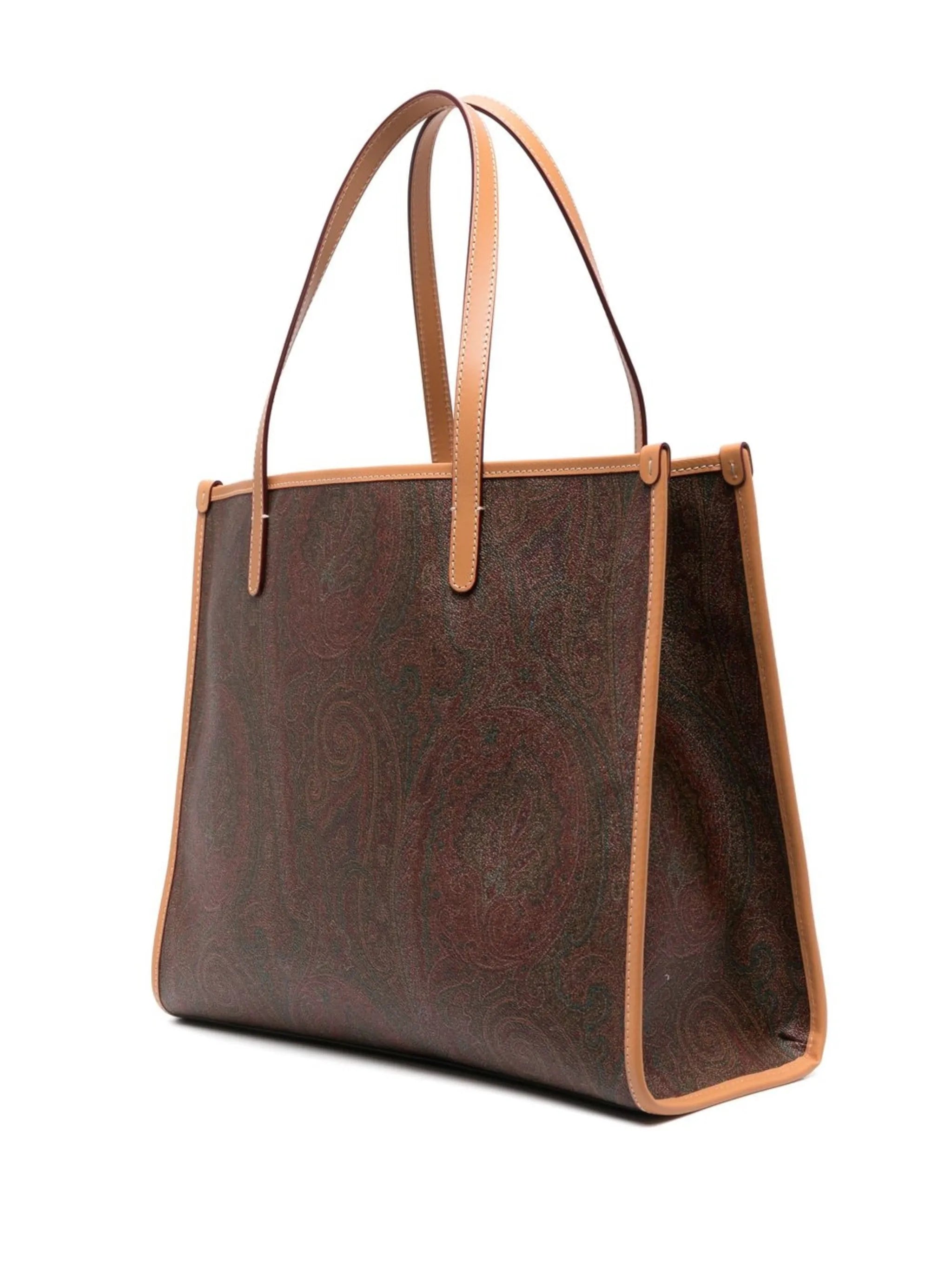 paisley-pattern tote bag