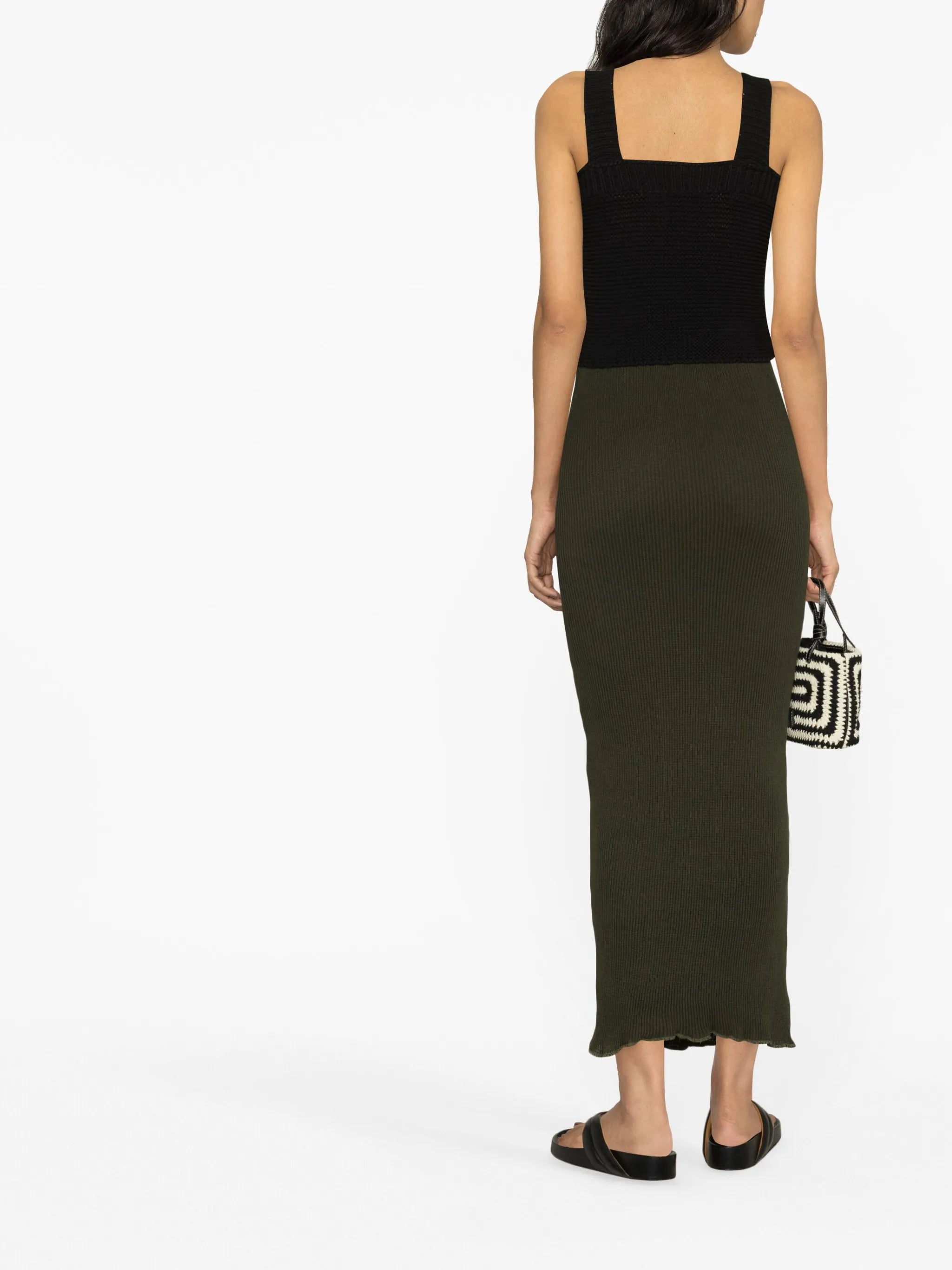 Peggy knitted midi skirt