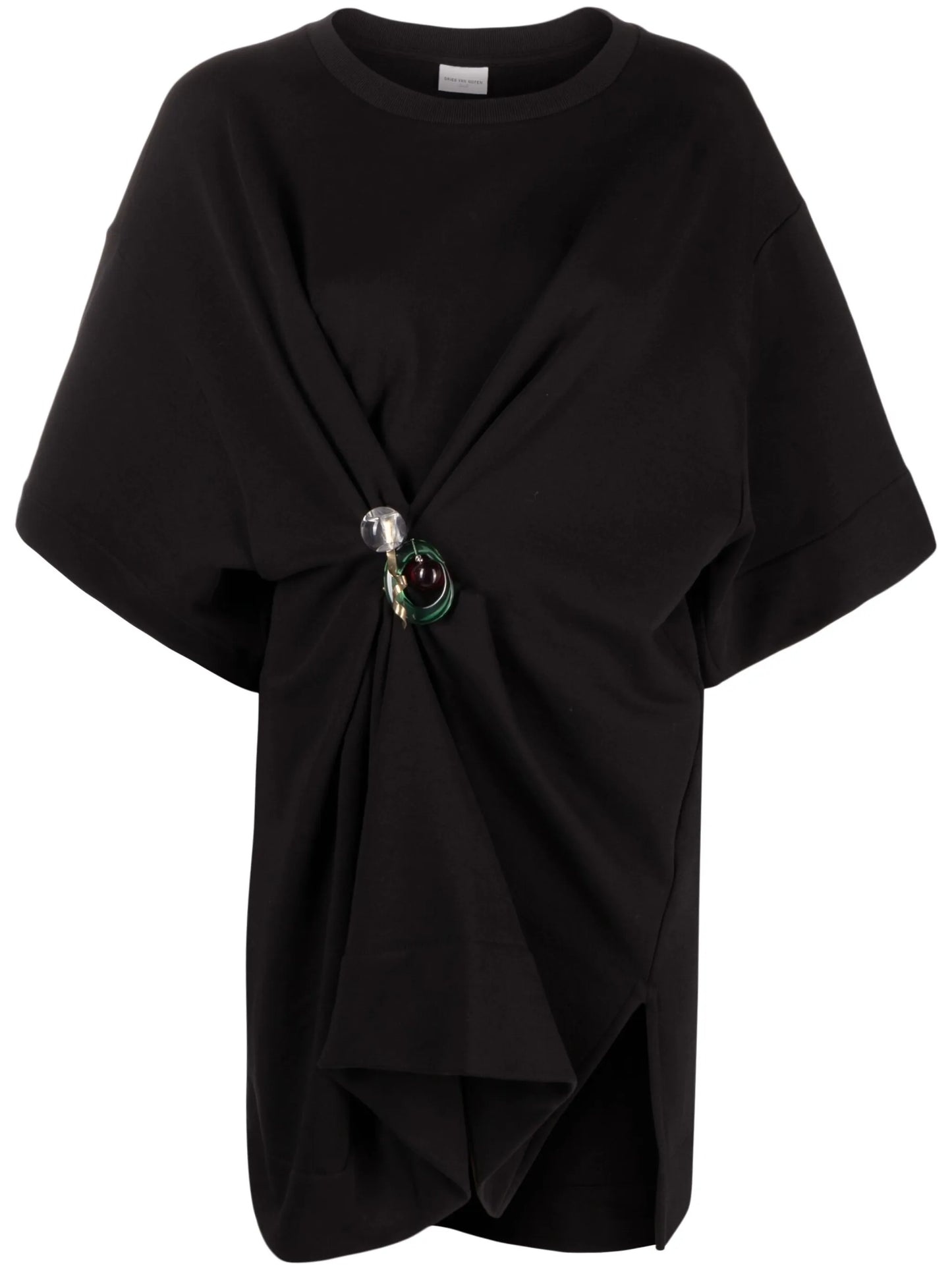 Halka gathered-detail T-shirt