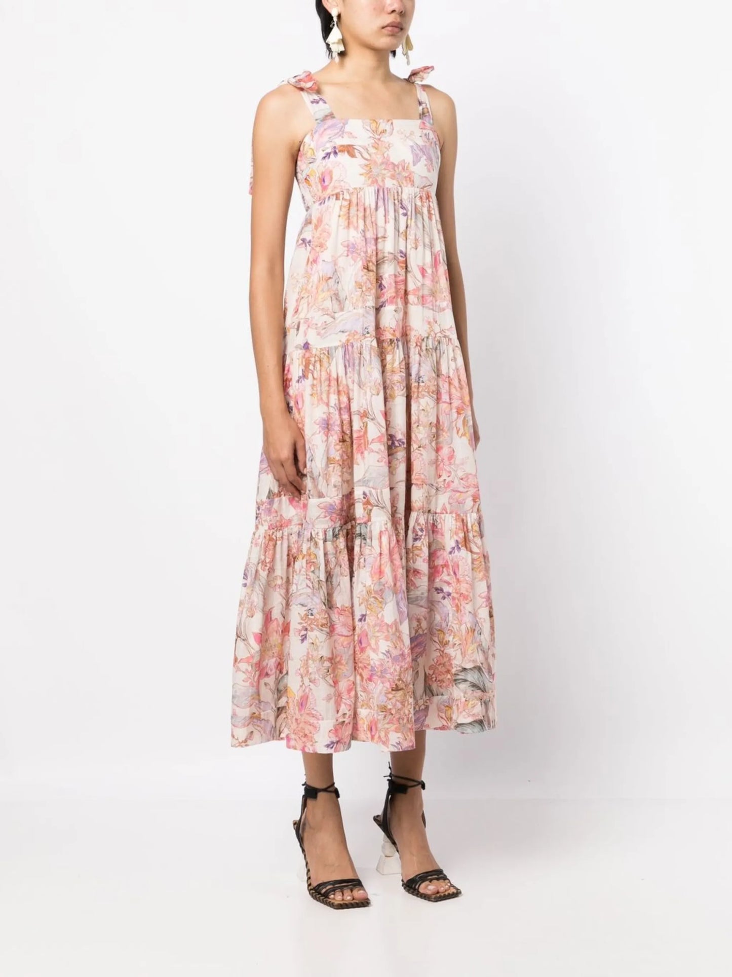 Cira floral-print dress