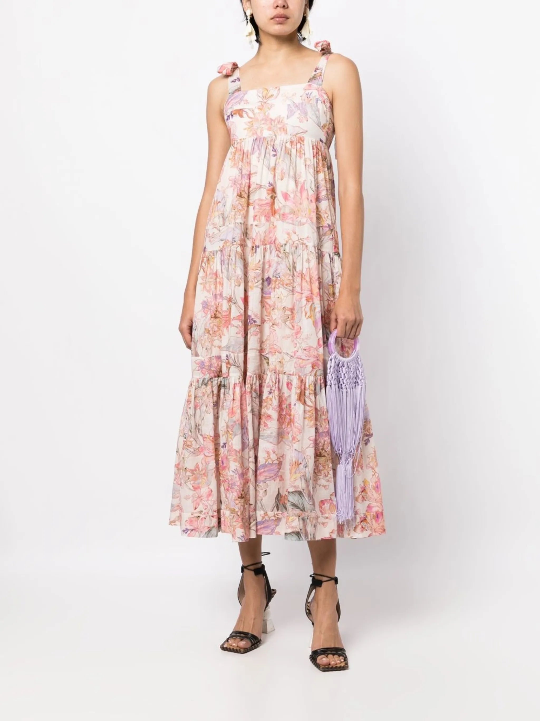 Cira floral-print dress