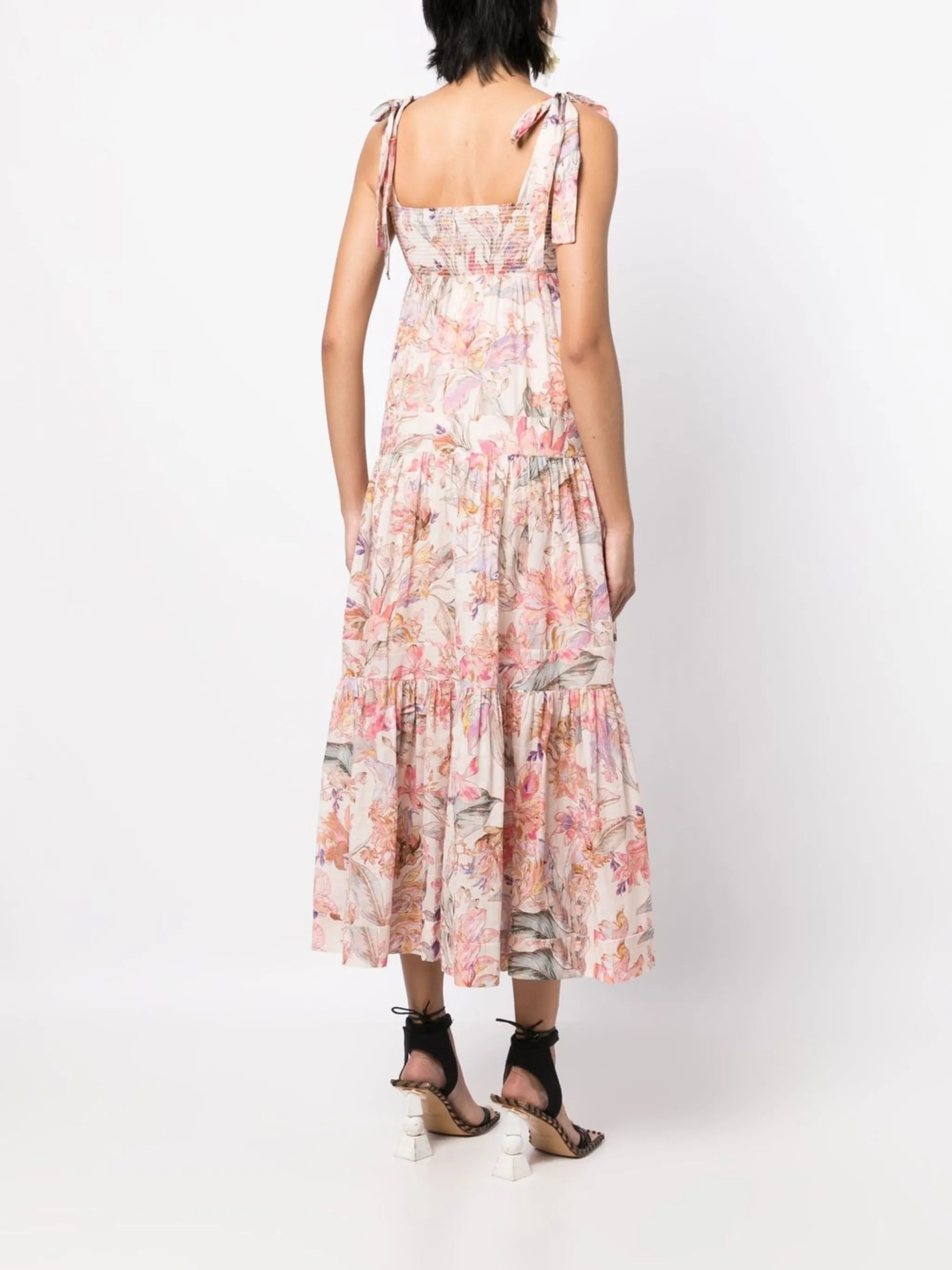 Cira floral-print dress