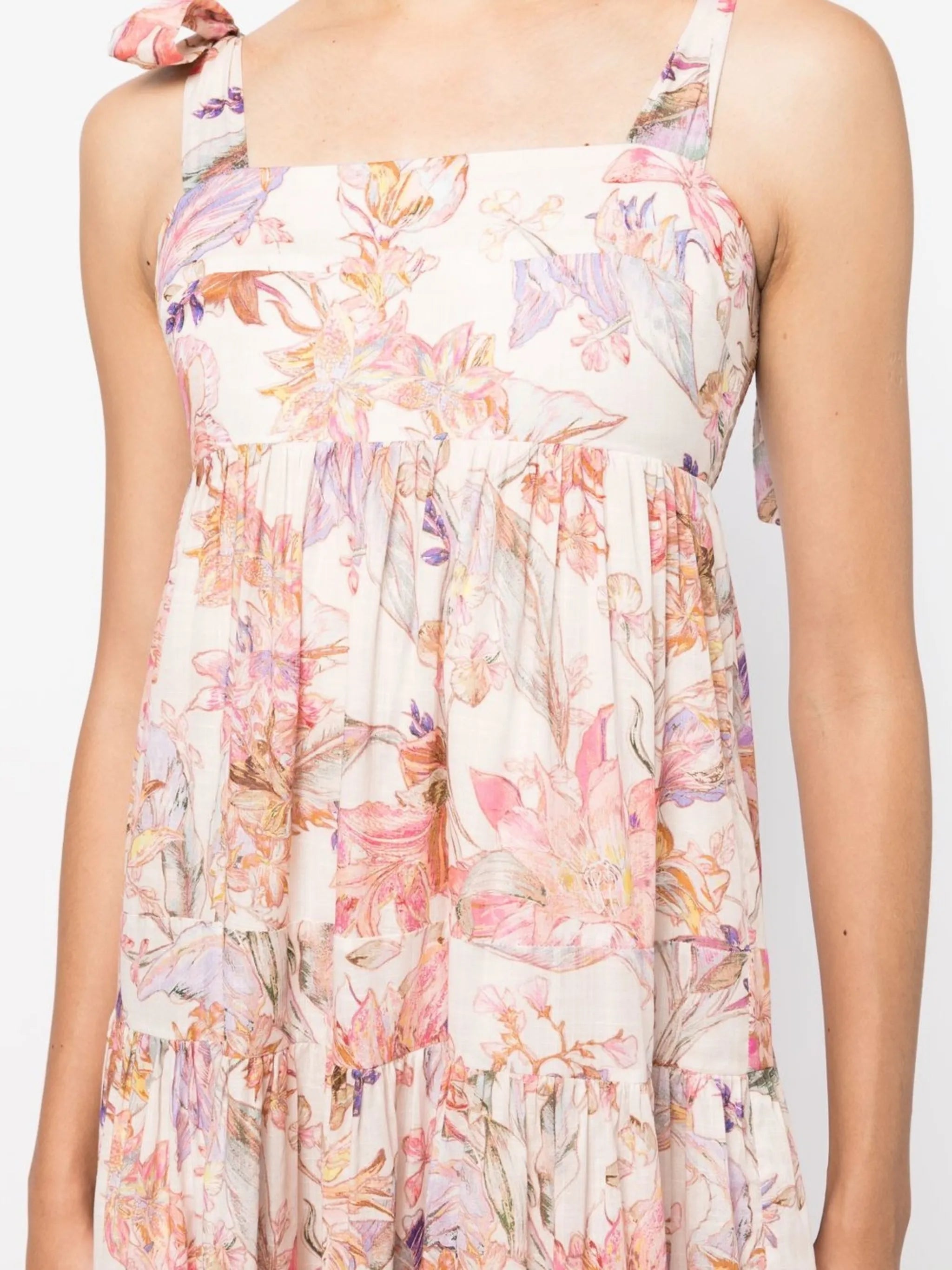 Cira floral-print dress